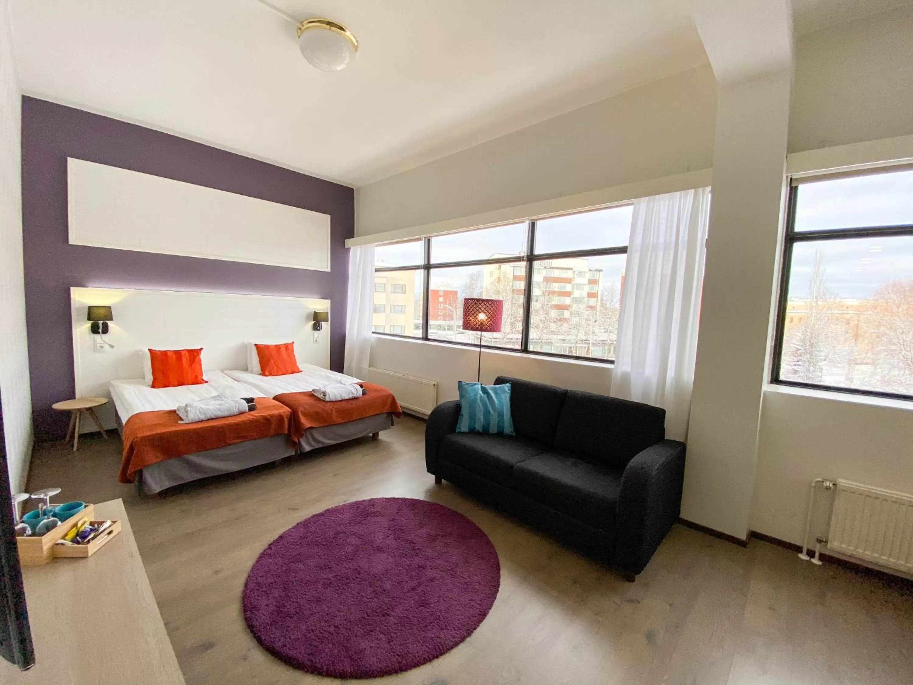 Photo of the whole room, Bed in Hotel Fabrik Forssa