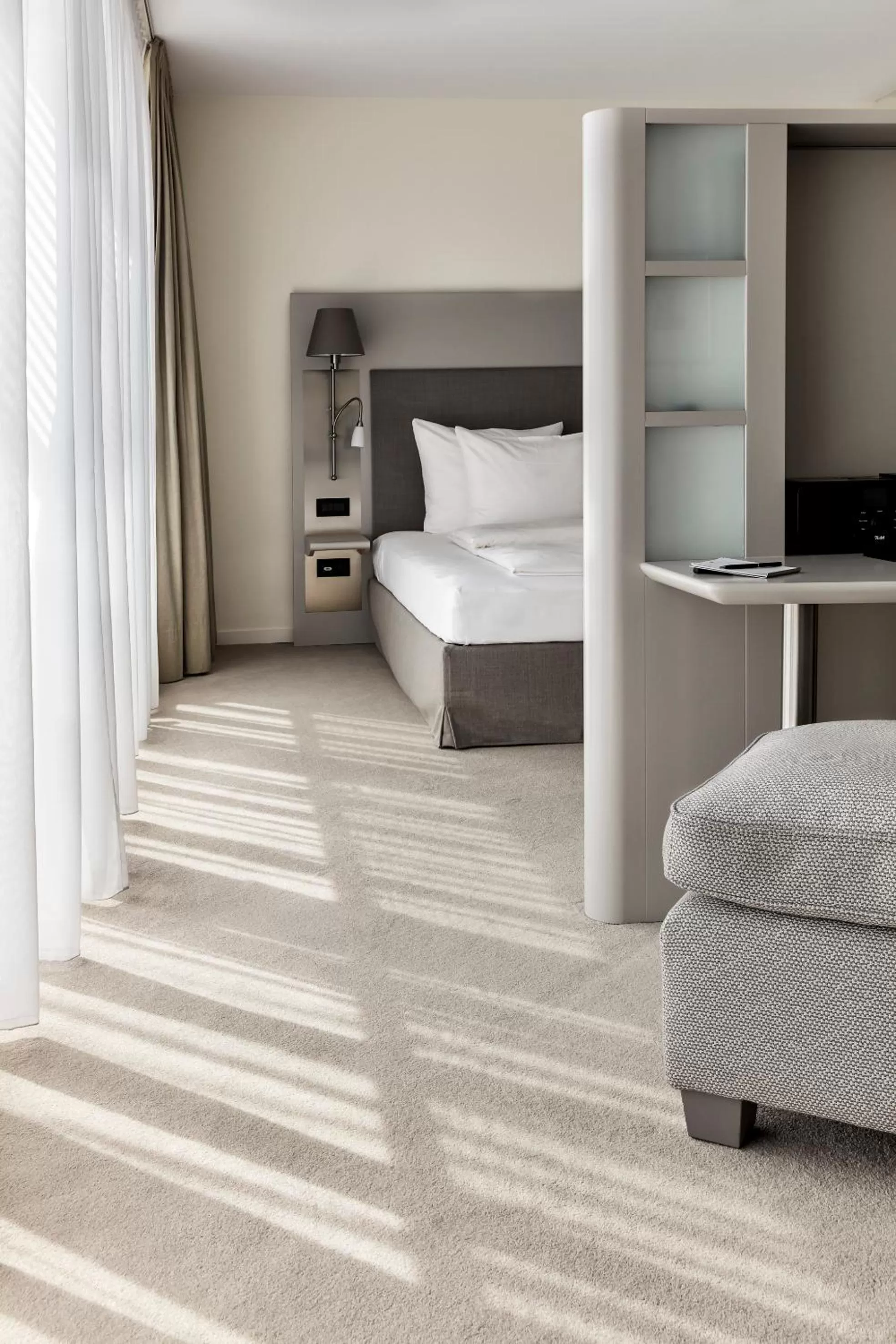 Decorative detail, Bed in The Mandala Berlin, a Member of Design Hotels