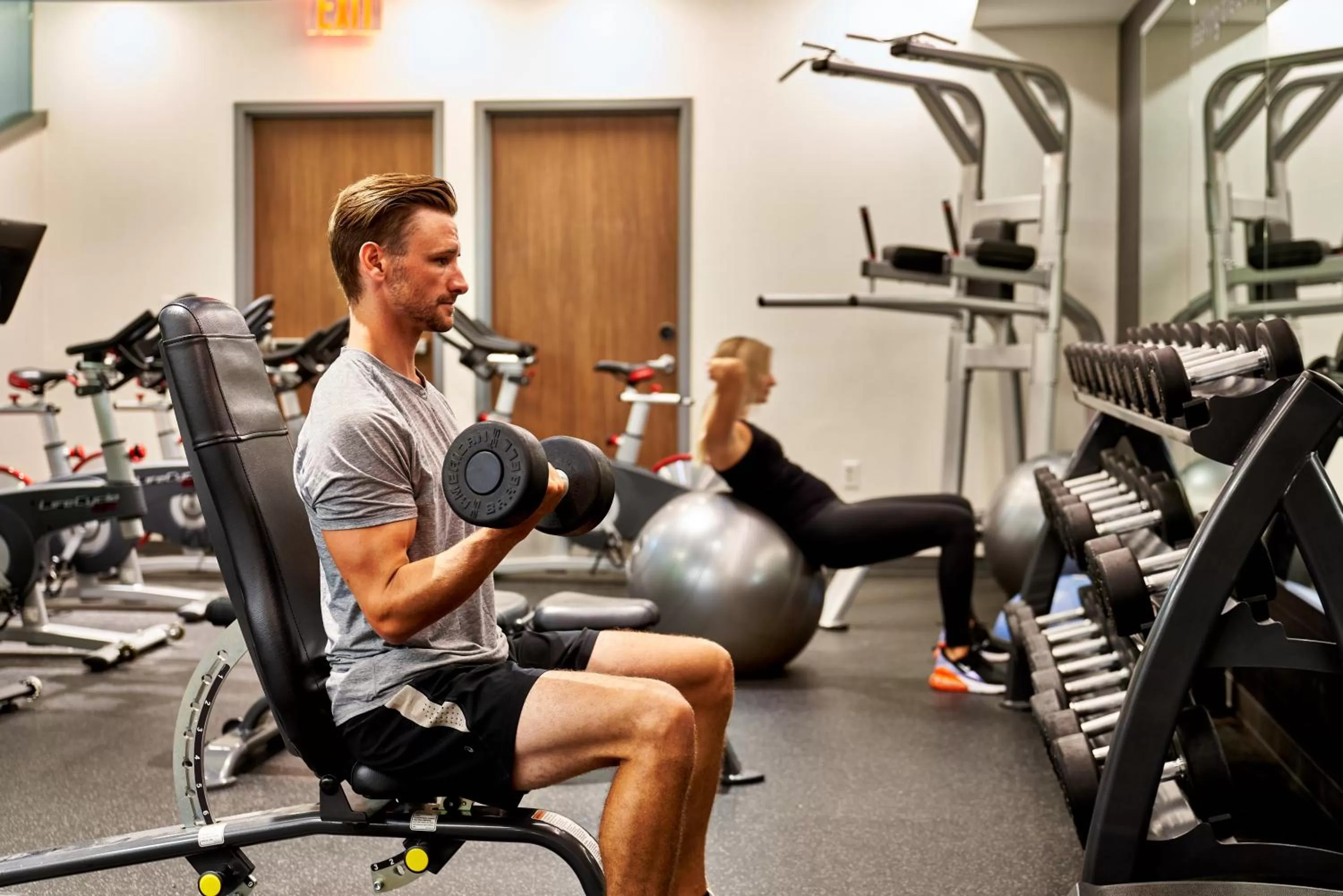 Fitness centre/facilities in EVEN Hotel New York - Times Square South by IHG