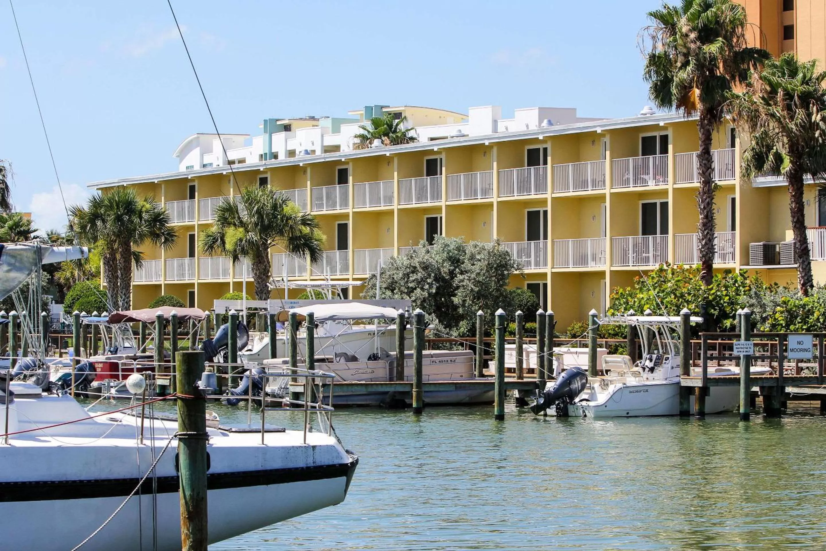 Property building in Treasure Island Hotel and Marina