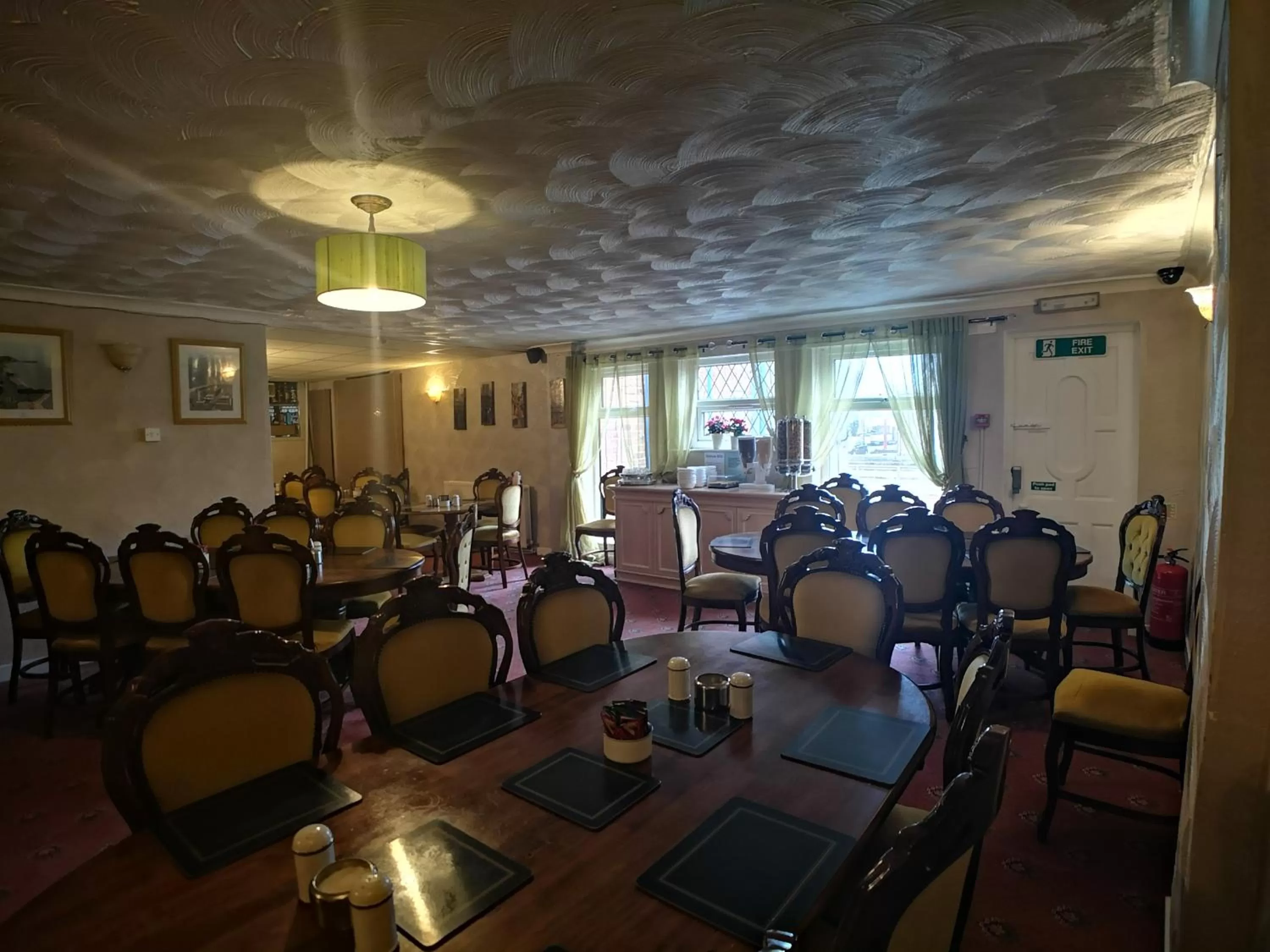 Dining area in The Hopton Hotel