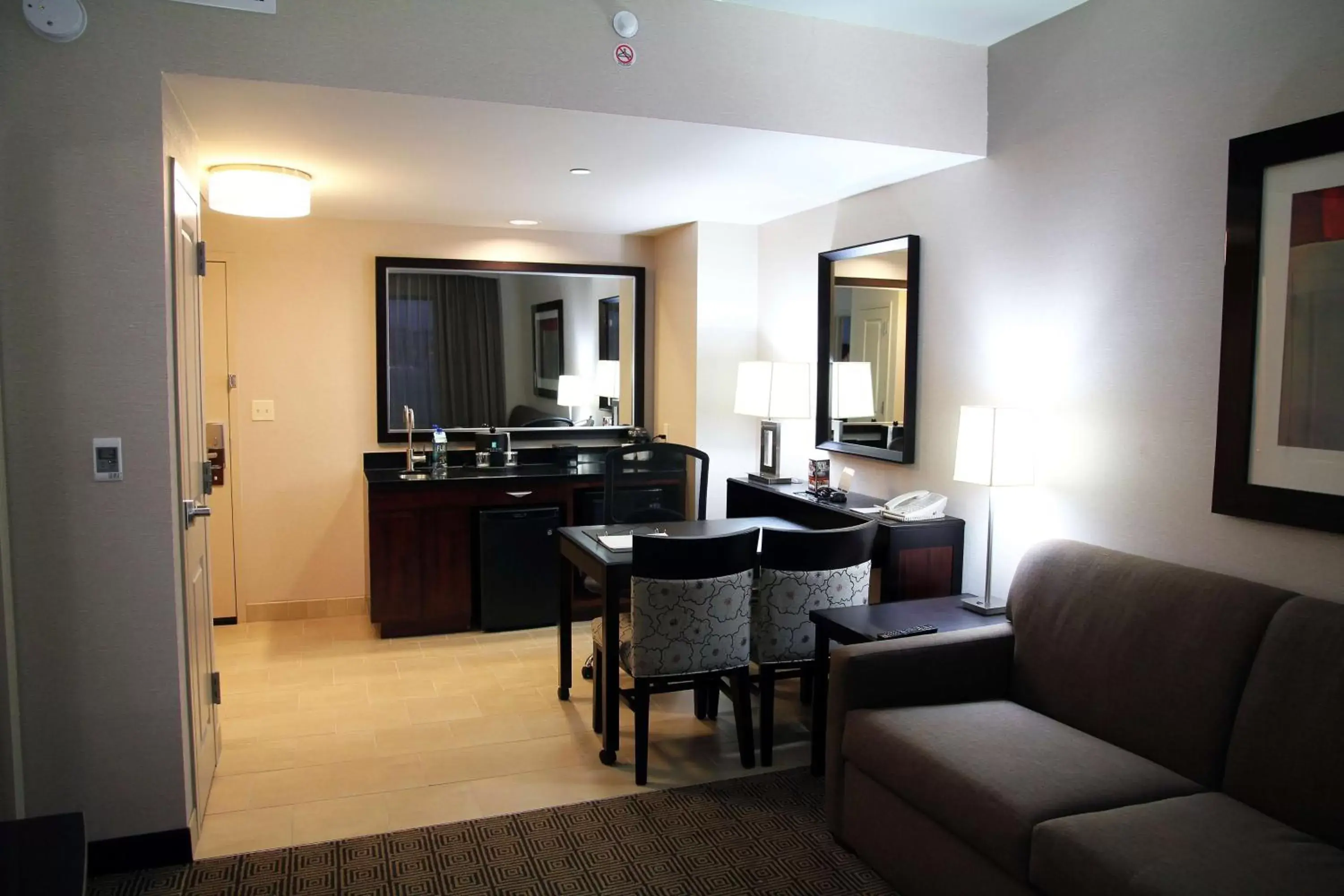 Queen Suite with Two Queen Beds in Embassy Suites Ontario - Airport Queen Suite with Two Queen Beds in Embassy Suites Ontario - Airport