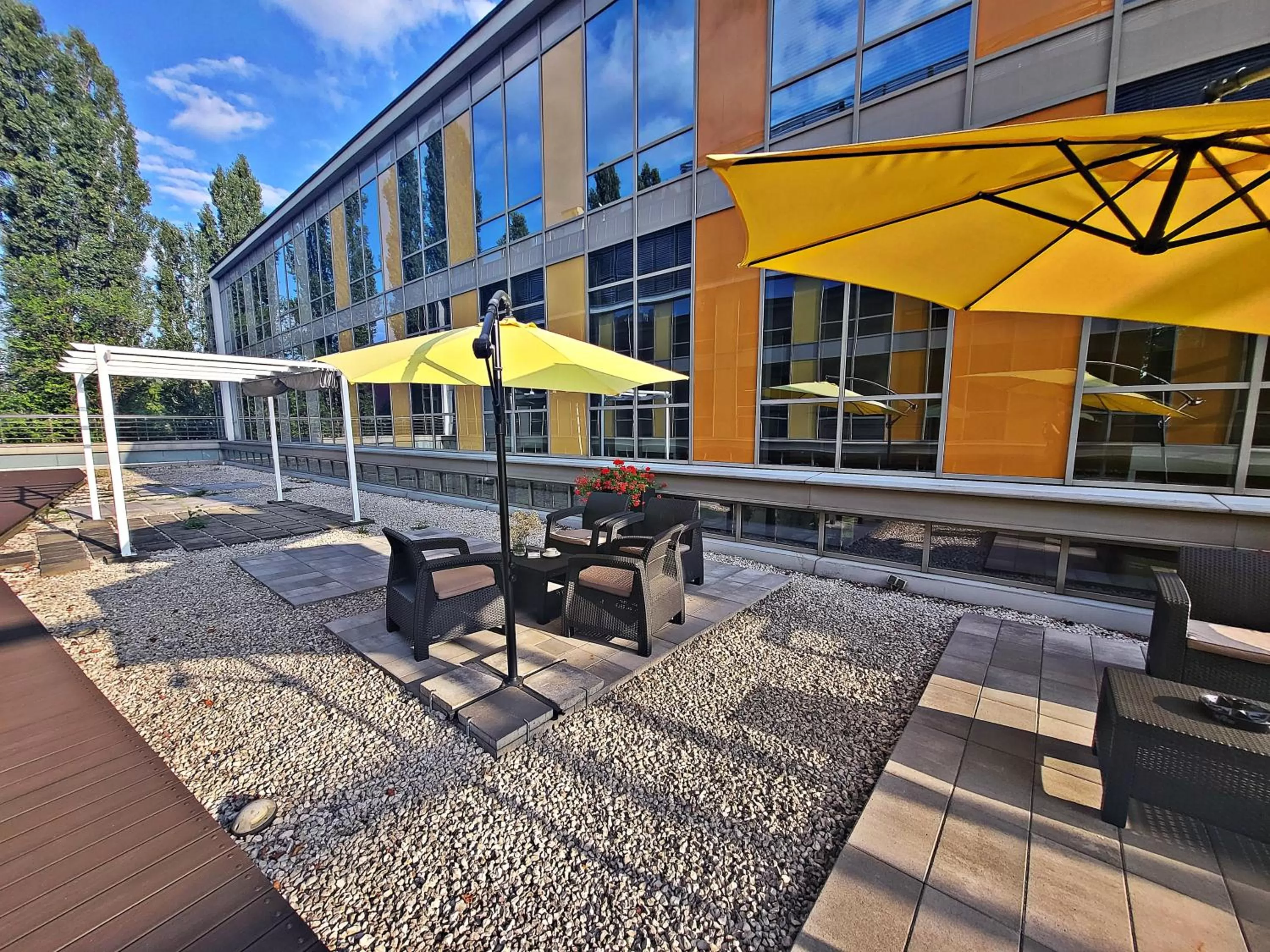 Patio in Hotel Forza