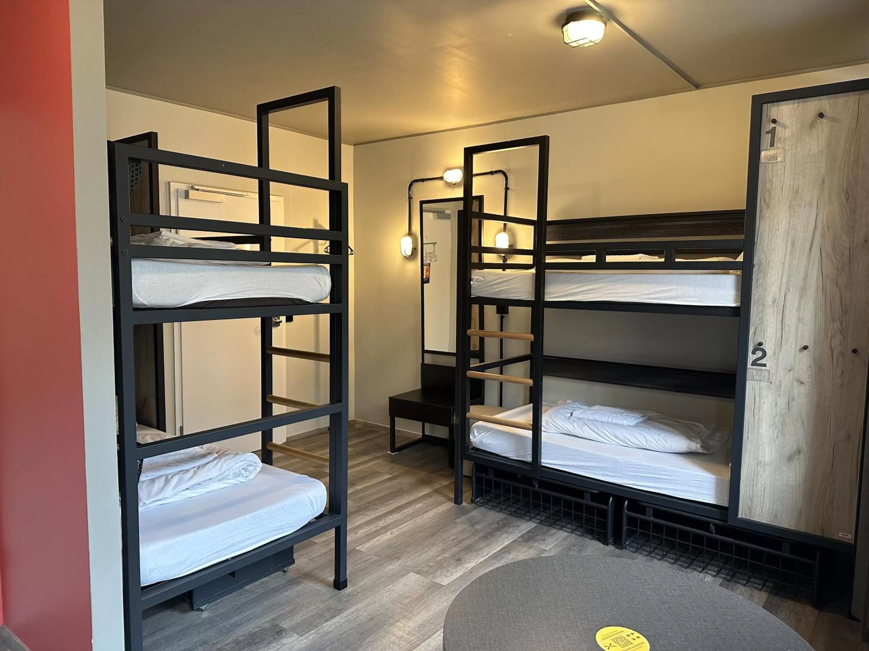 Bed in a&o Berlin Mitte