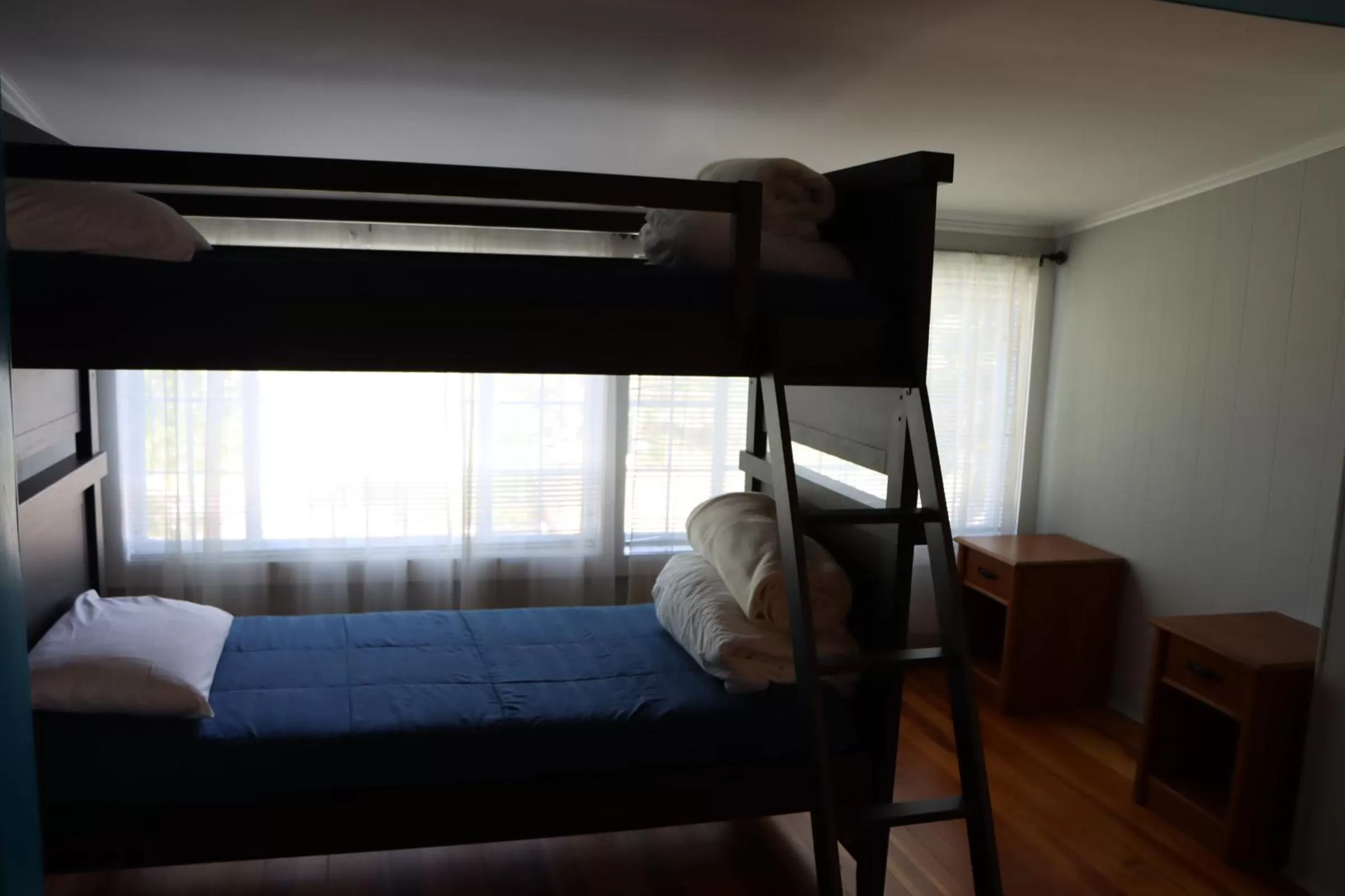 Bed in Sea View Motel