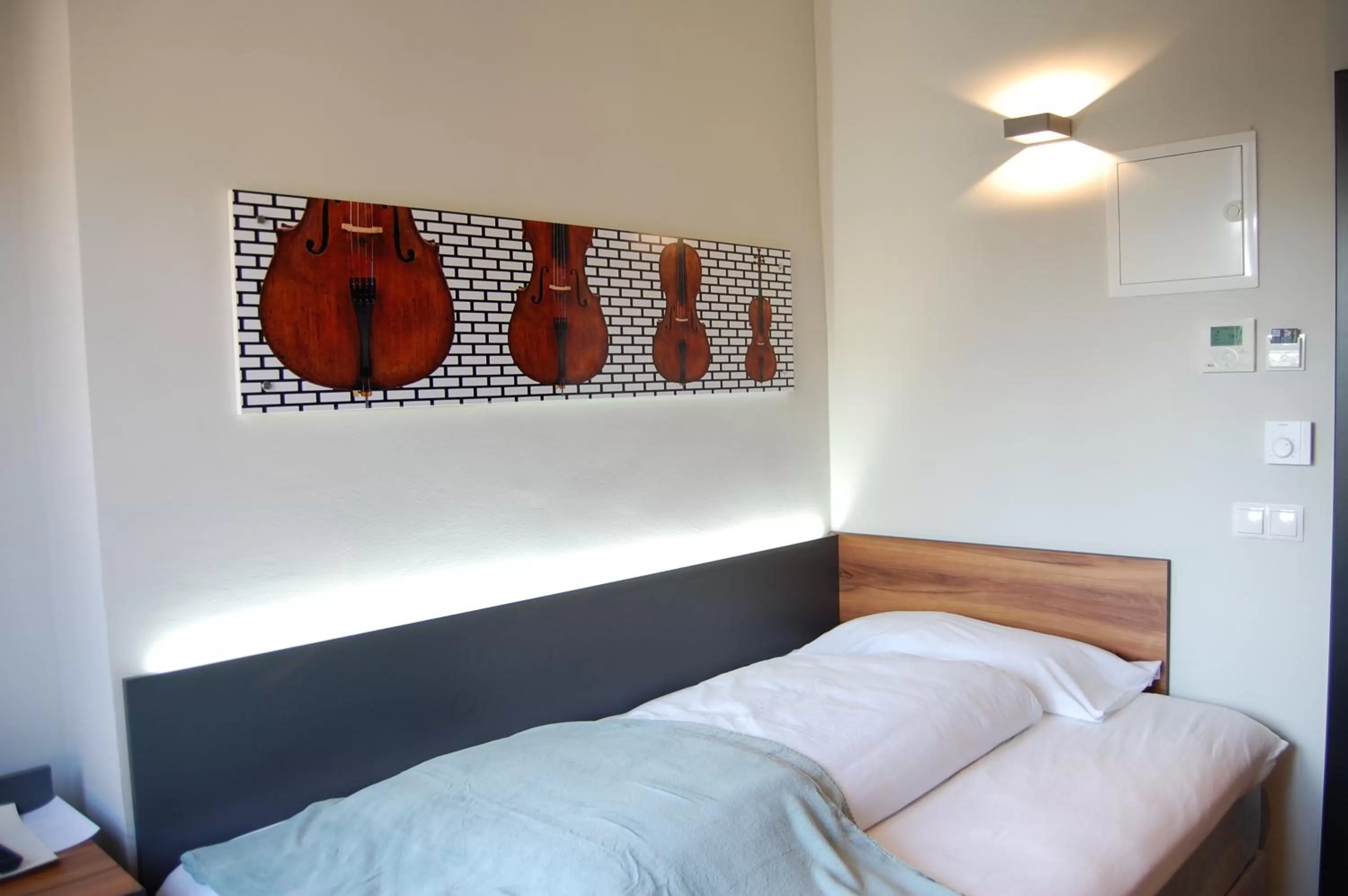 Bed in Apollo Hotel Vienna