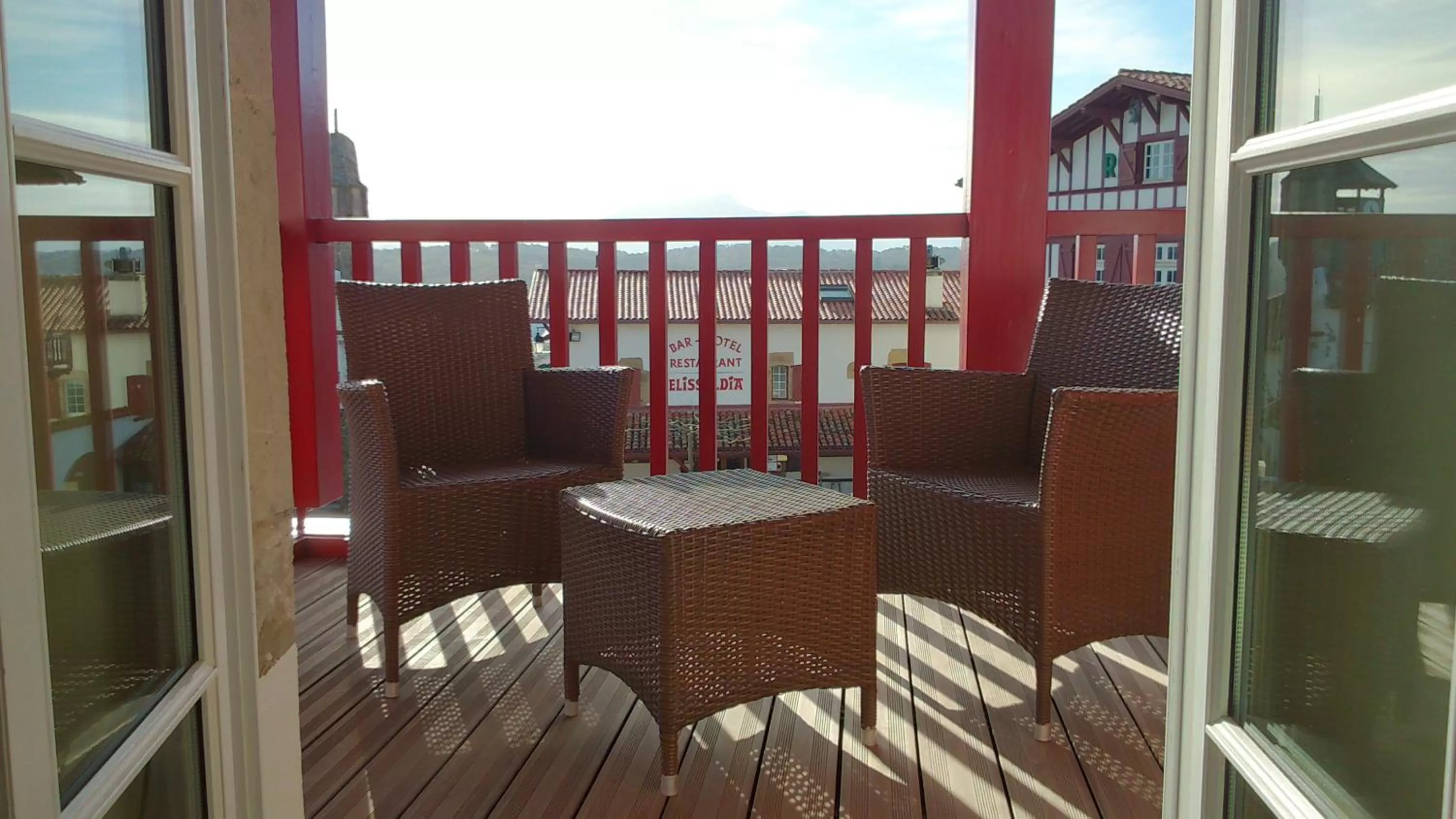 Balcony/Terrace in Hotel du Fronton