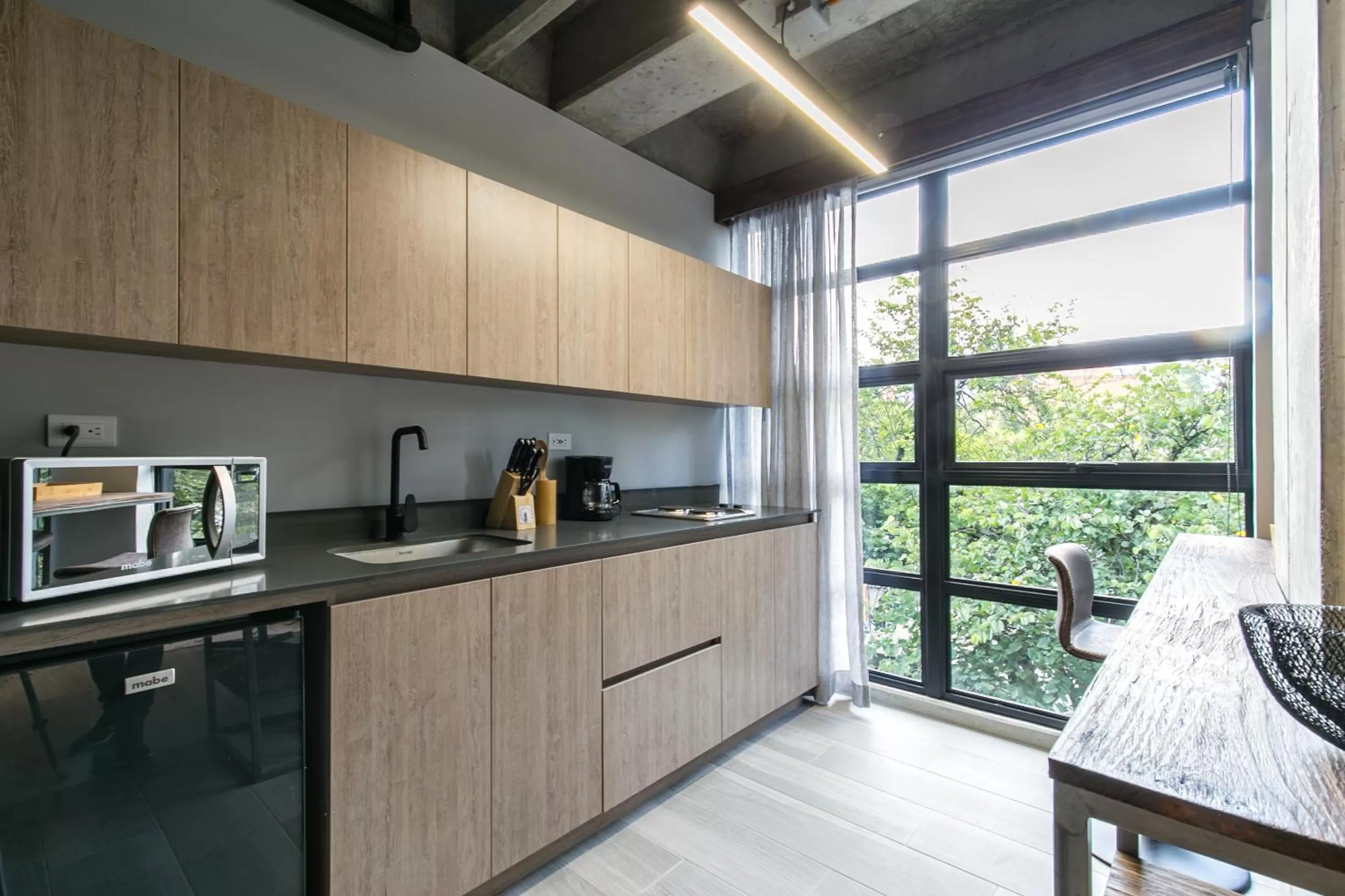 Kitchen or kitchenette in Factory Lofts Hotel
