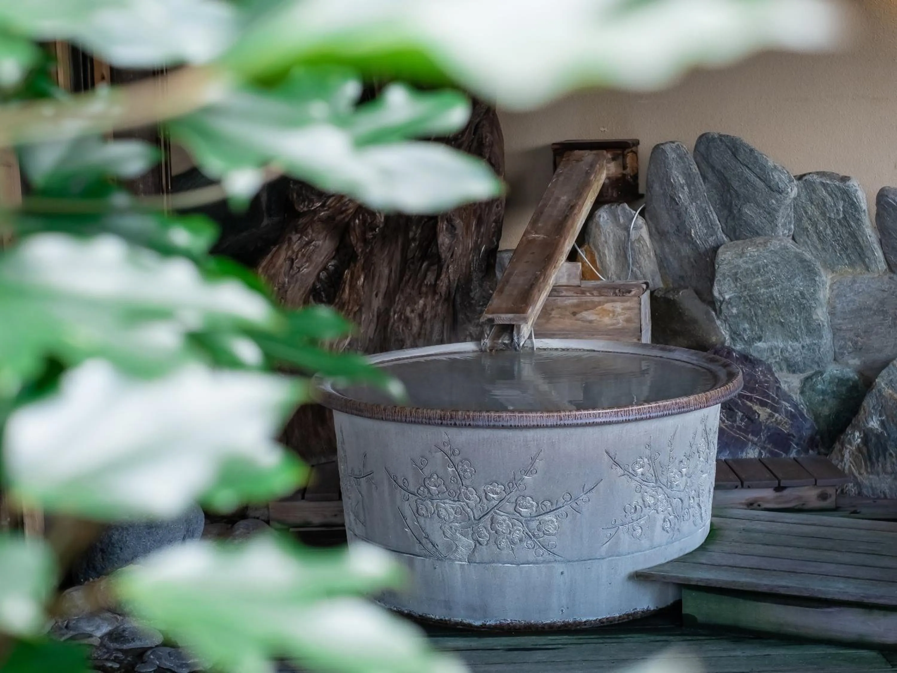 Hot Spring Bath in Shirayunoyado Yamadaya Hakone Gora