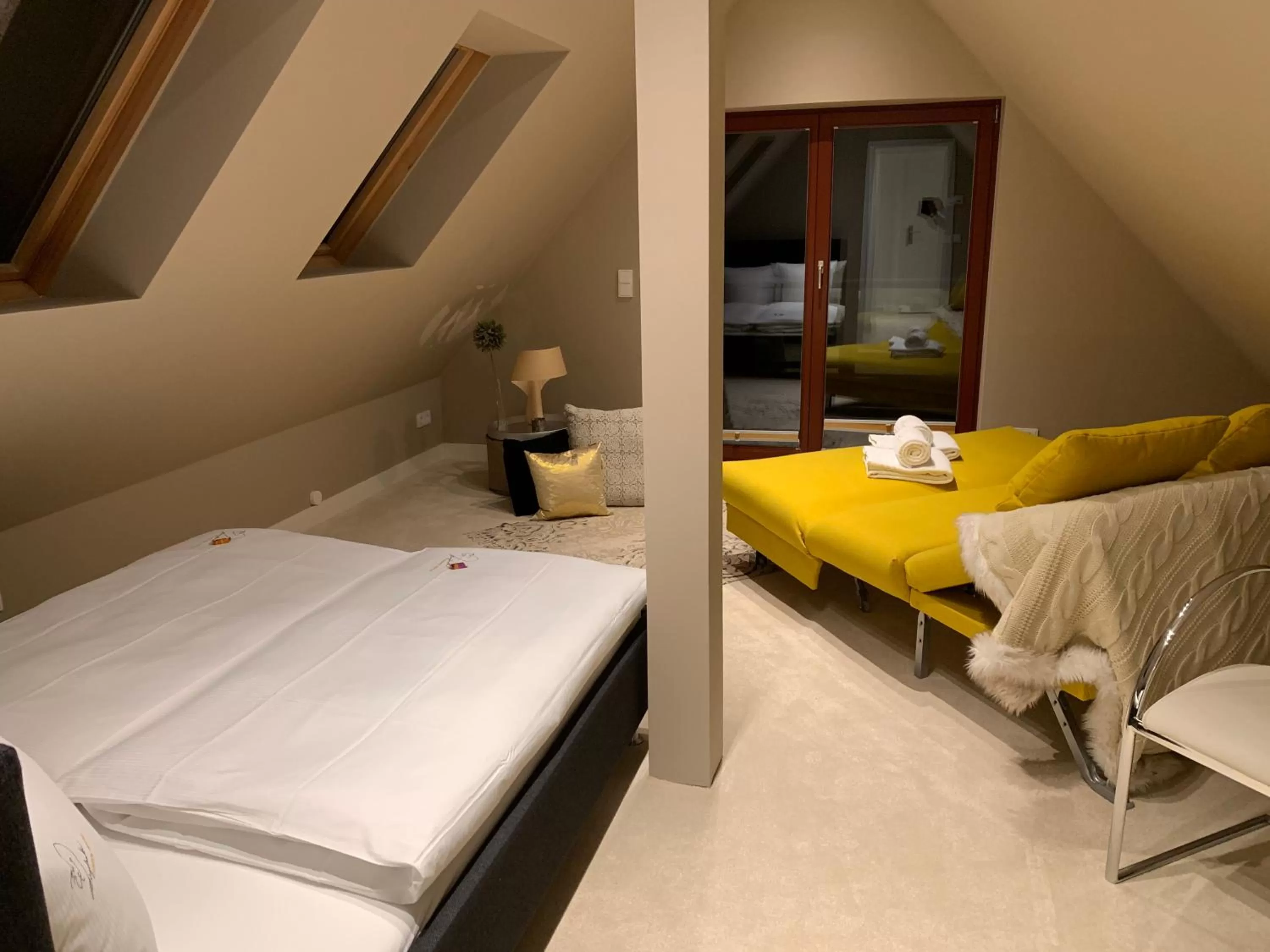 Decorative detail, Bed in Hotel Inselhof