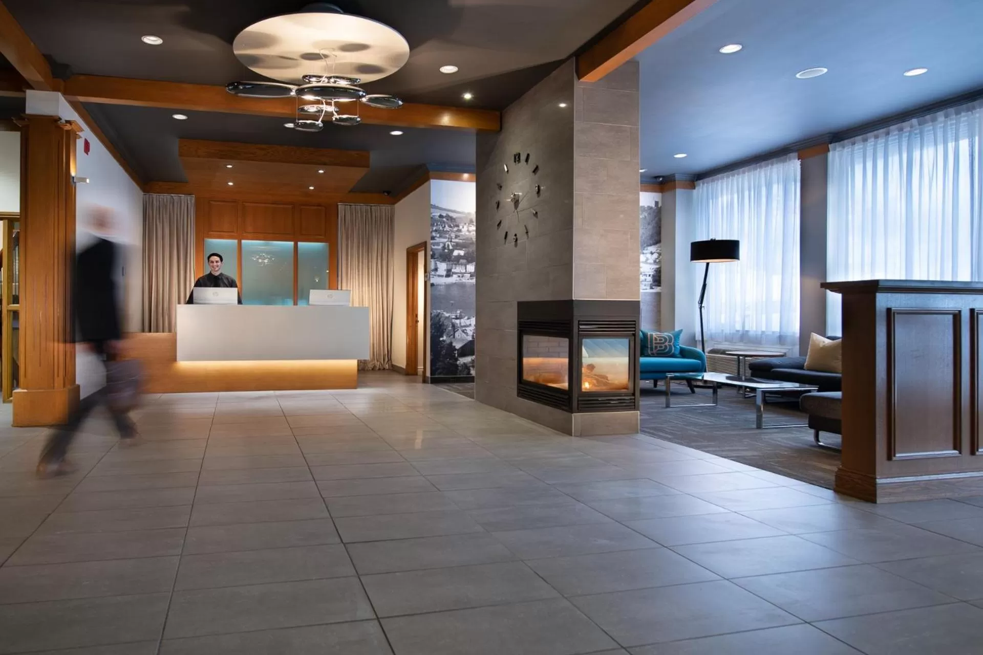 Lobby or reception in Hôtel Baker