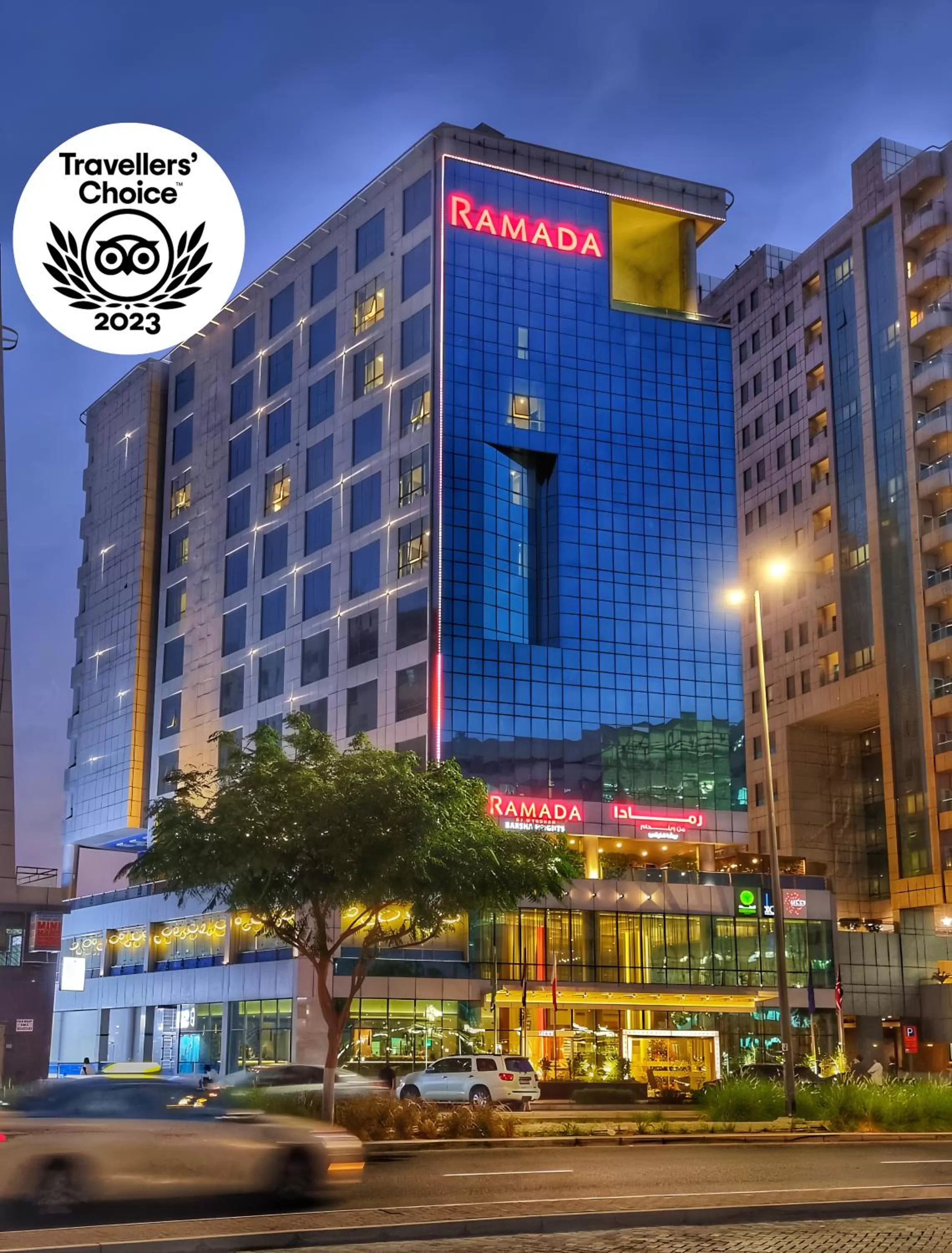 Property building in Ramada by Wyndham Dubai Barsha Heights