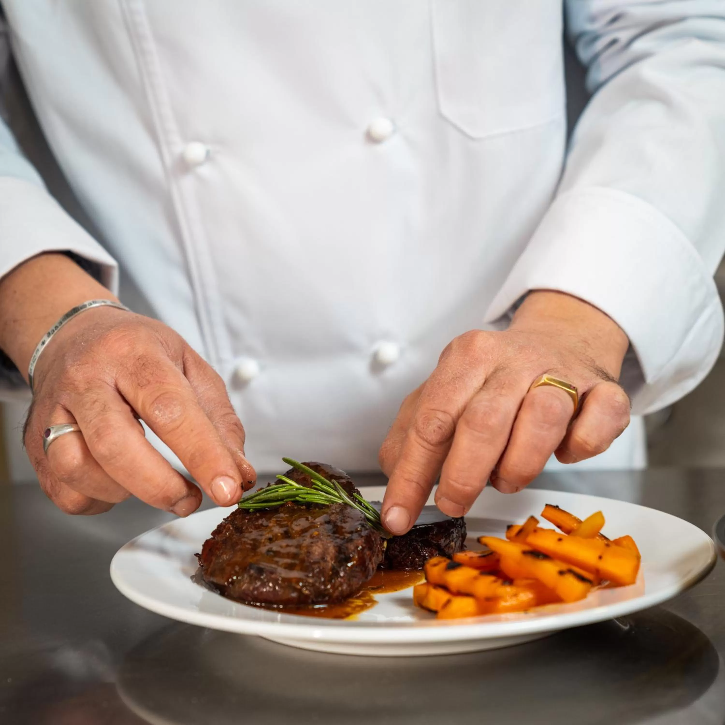 Food close-up in Major's House Hotel