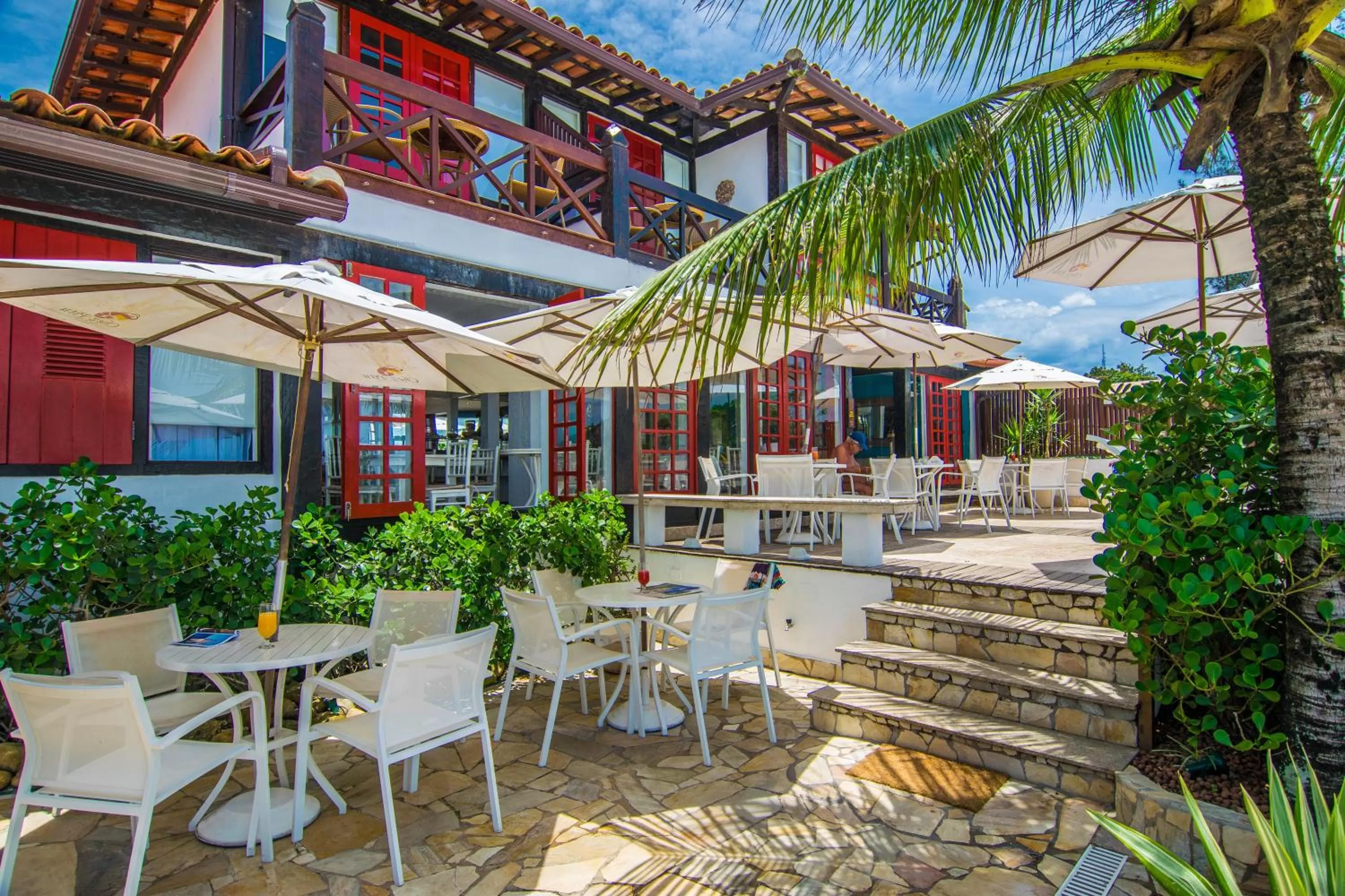 Balcony/Terrace in Chez Pitu Praia Hotel