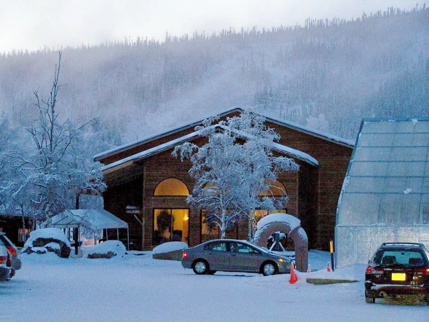 Property building in Chena Hot Springs Resort