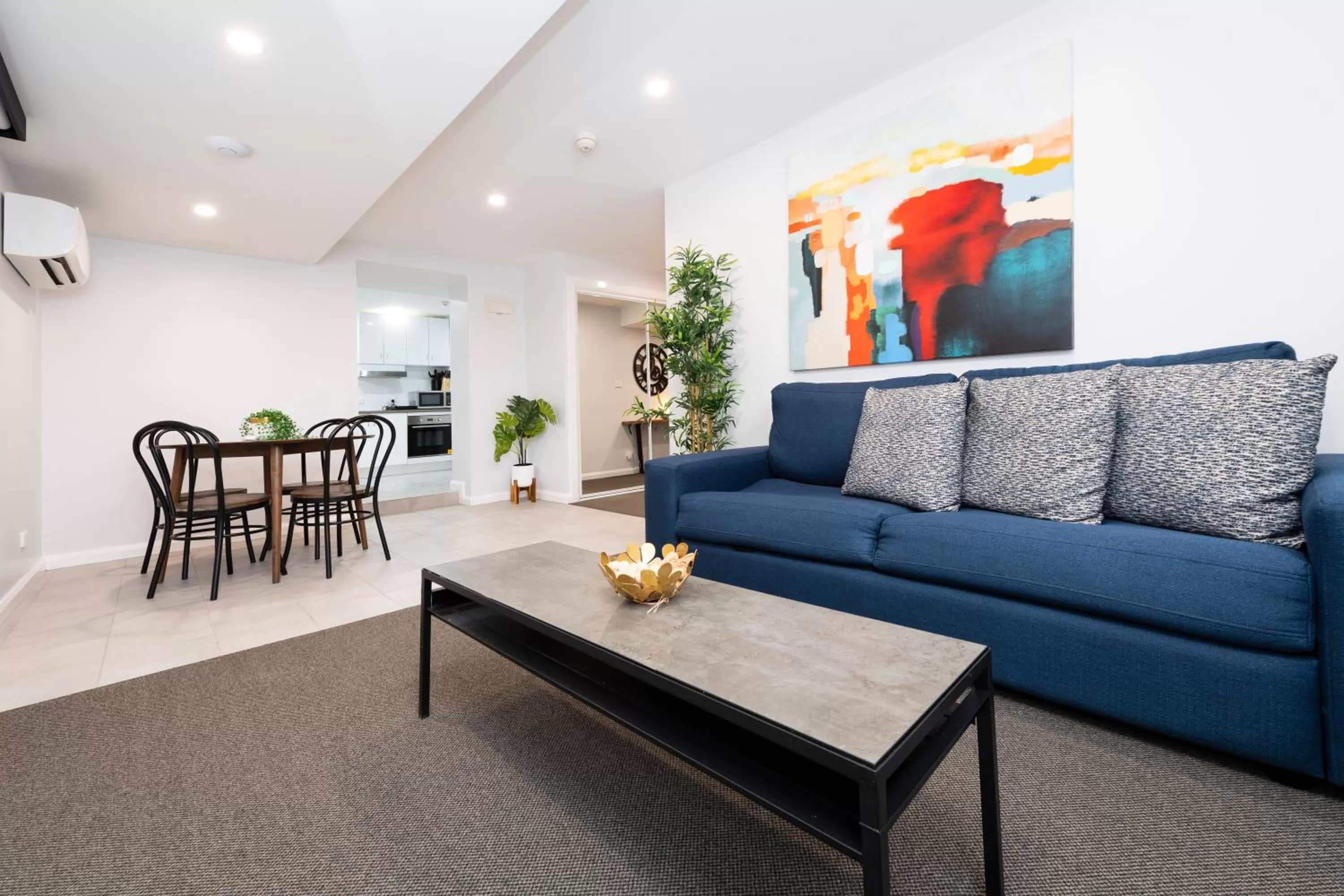 Living room in Merewether Motel