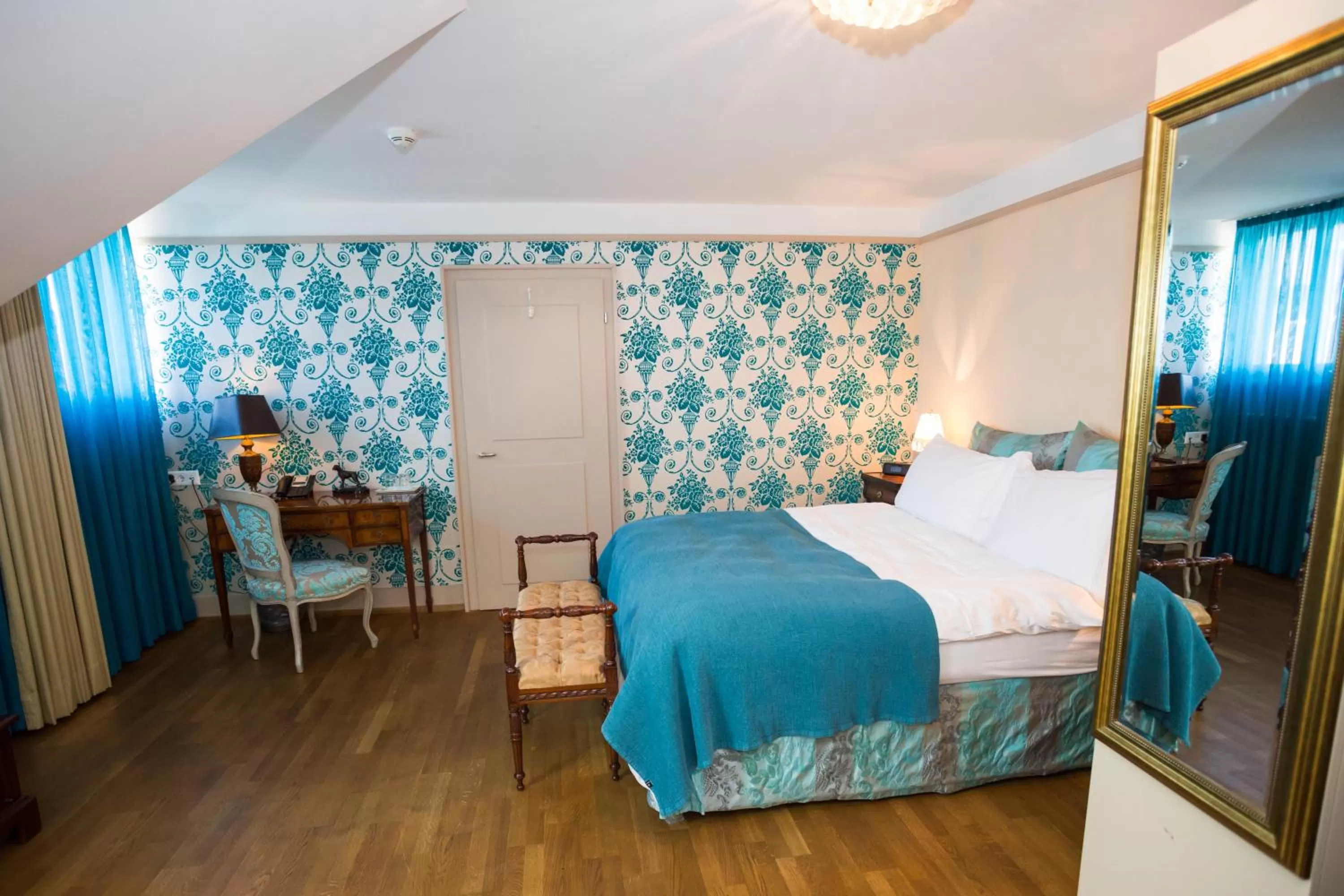 Decorative detail, Bed in Townhouse Boutique Hotel