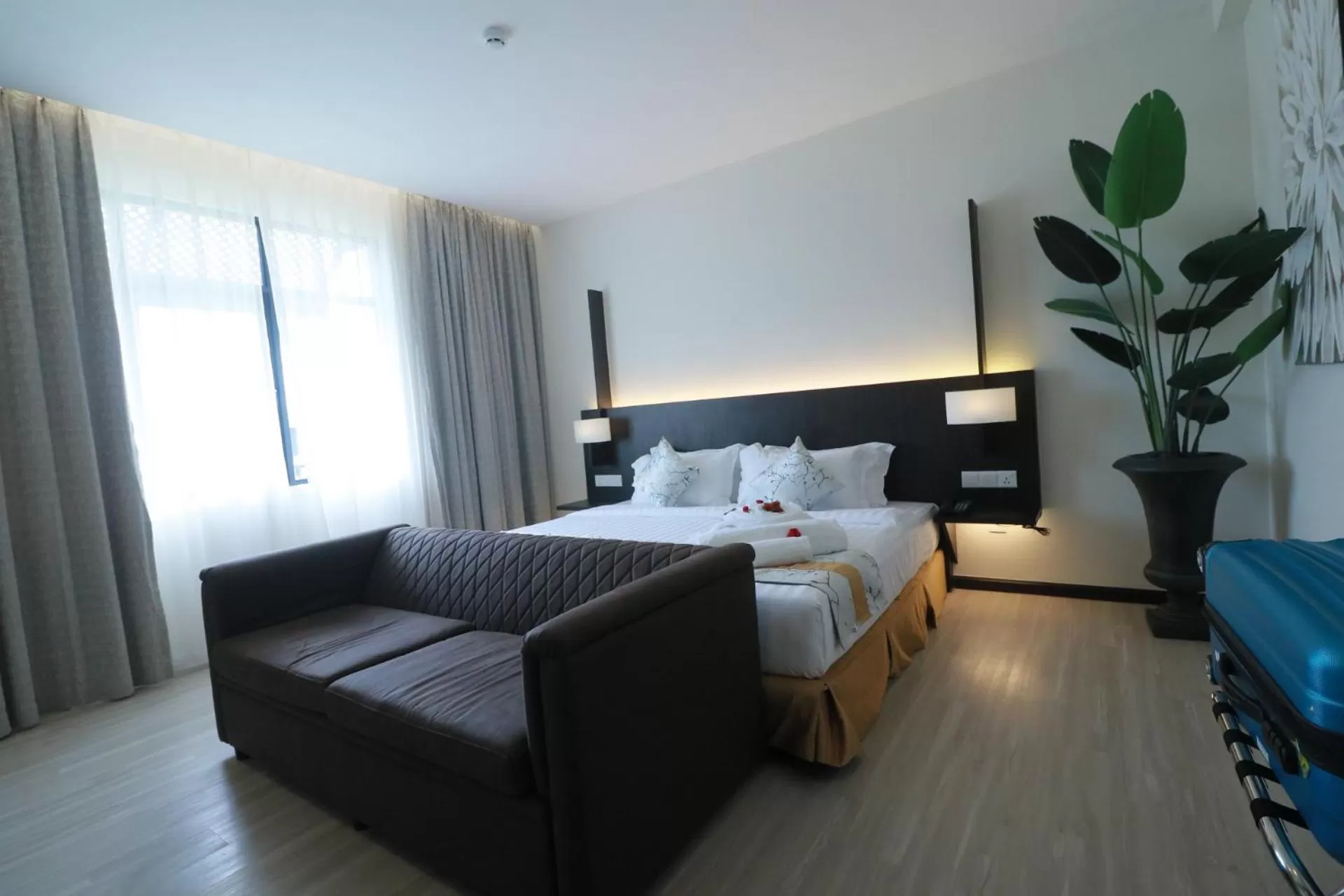 Bed in Amamas Boutique Hotel Kuching