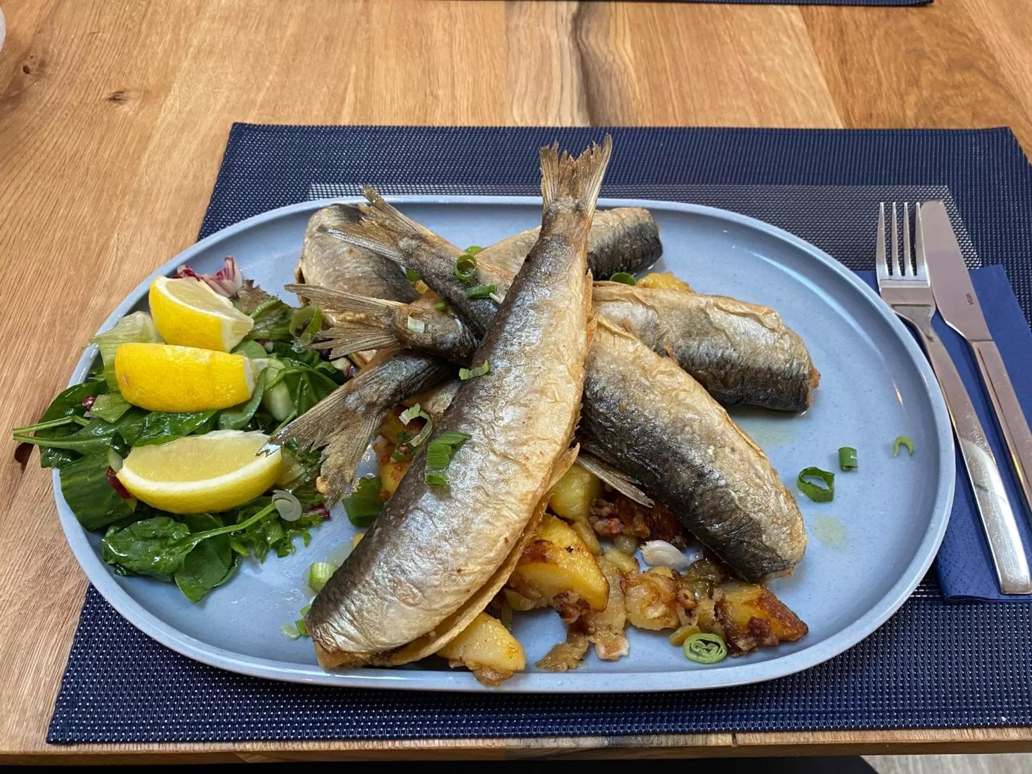 Dinner, Food in Hotel meerblau