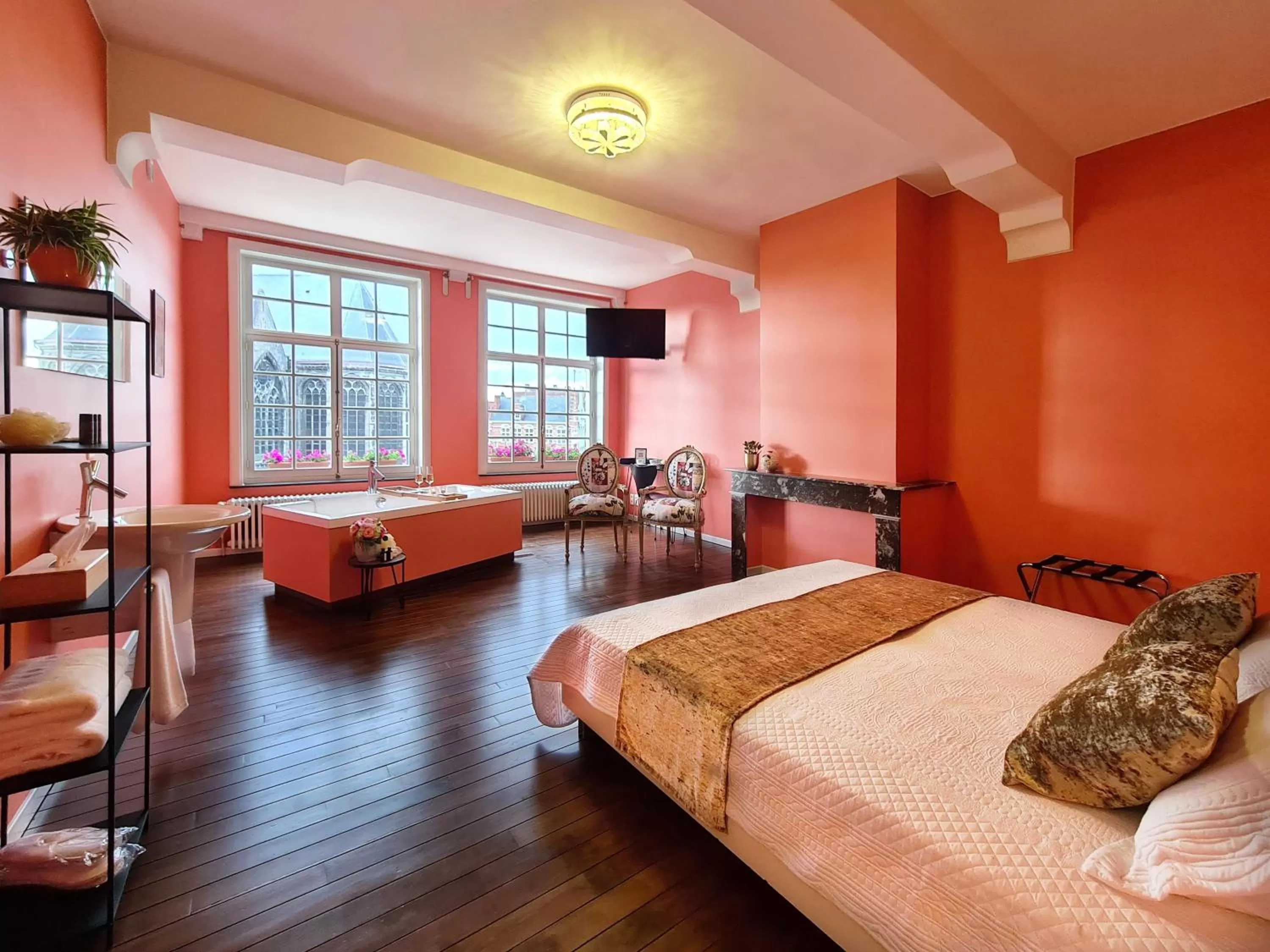 Photo of the whole room, Bed in Hotel Restaurant Steenhuyse