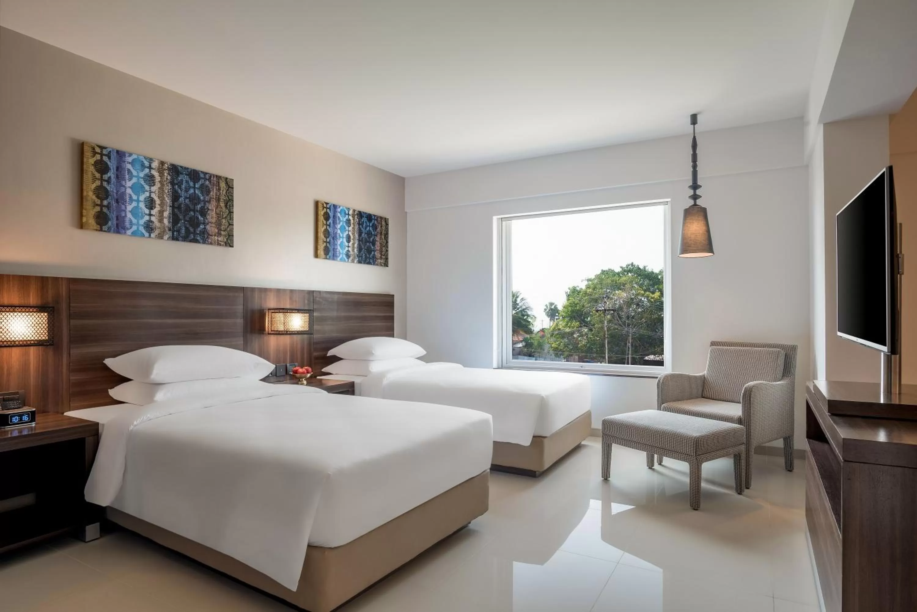 Bedroom, Bed in The Residency Towers, Rameswaram