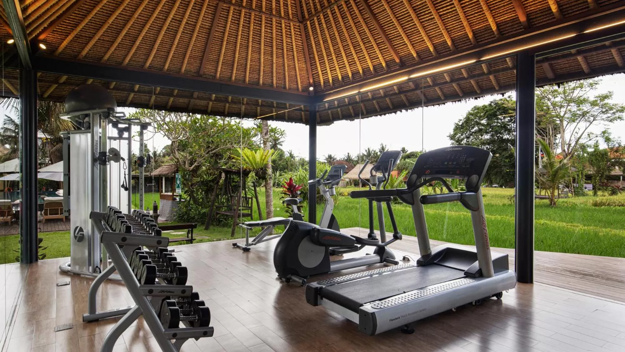 Fitness centre/facilities in Plataran Ubud Hotel & Spa - CHSE Certified