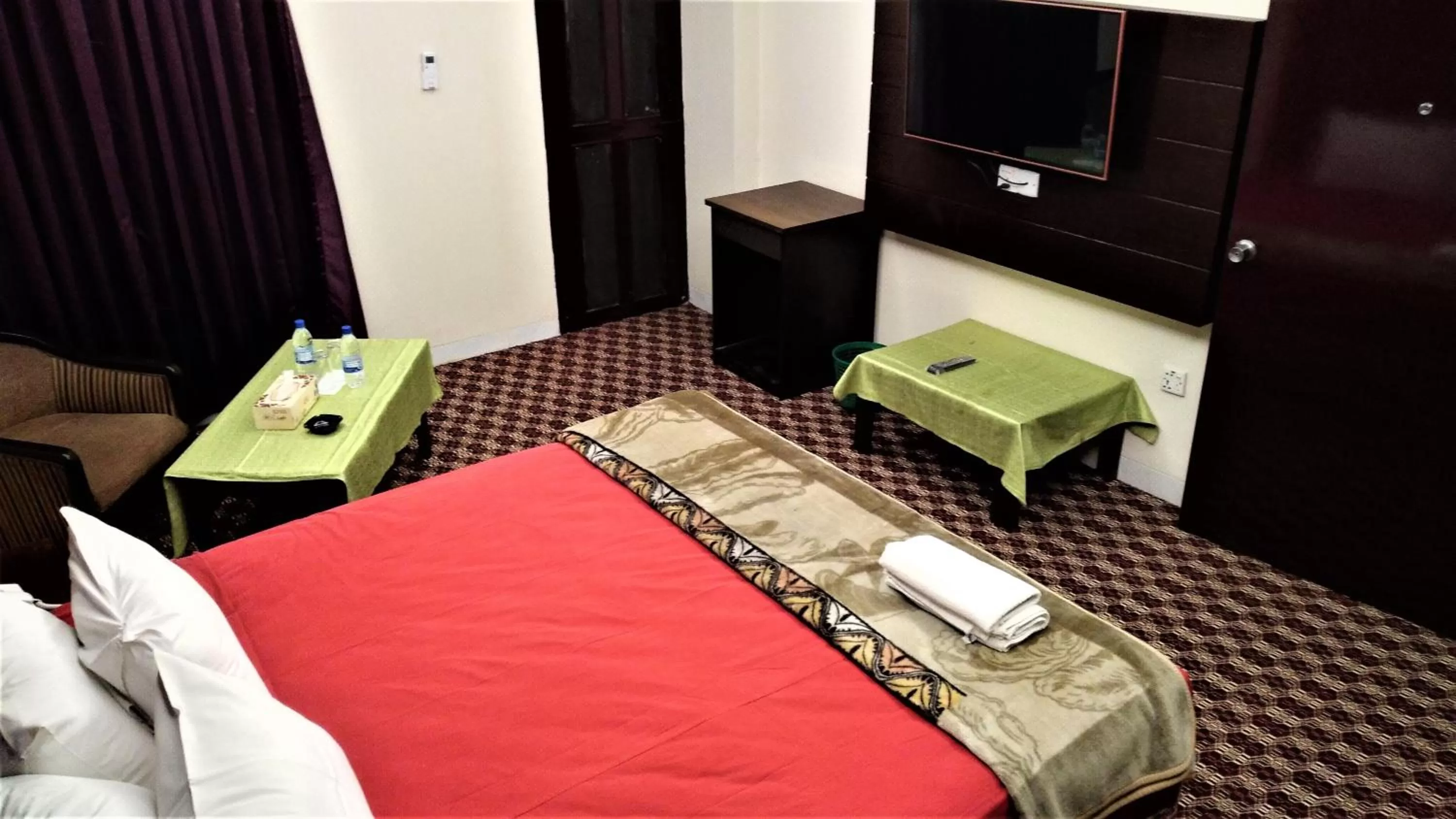 Bed in Center Point Apartment