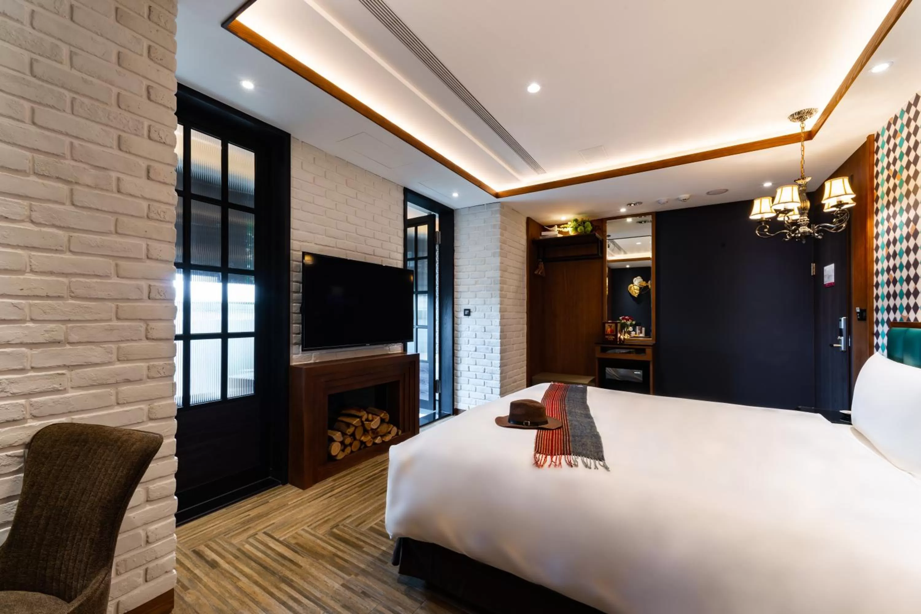 Photo of the whole room, Bed in Norway Forest Motel - Wen Chuang Branch