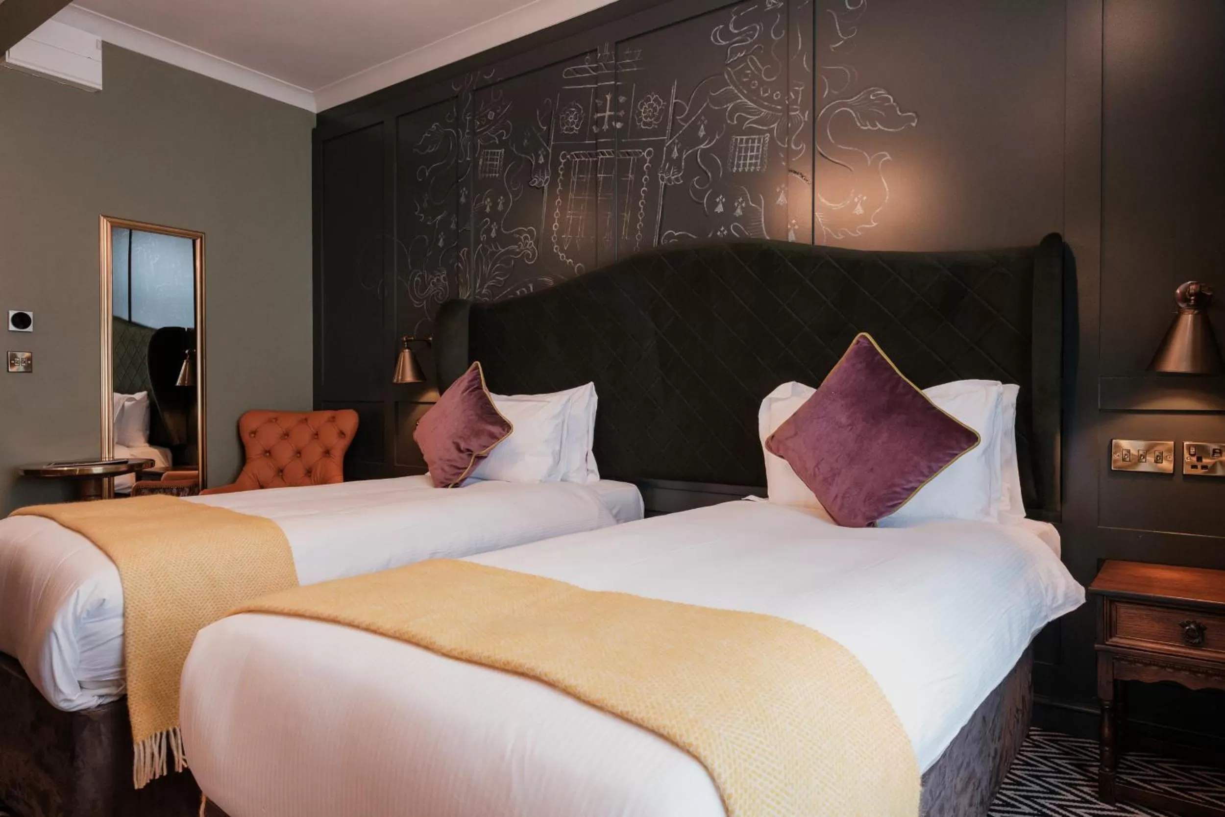 Bed in The Sanctuary House Hotel