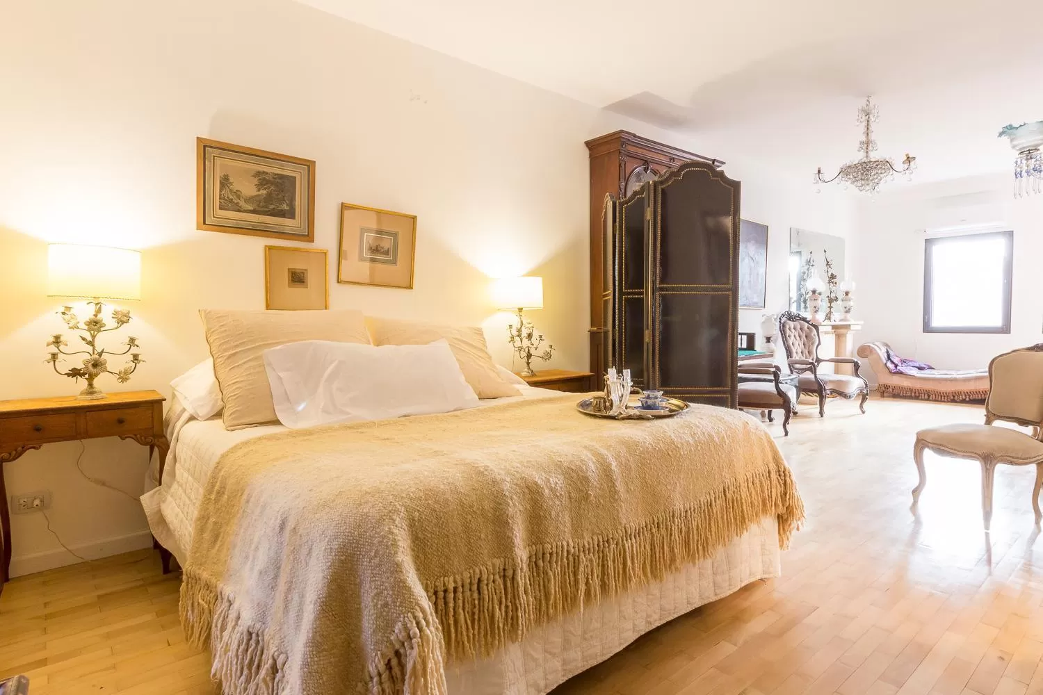 Bed in Virreinato Hotel Boutique