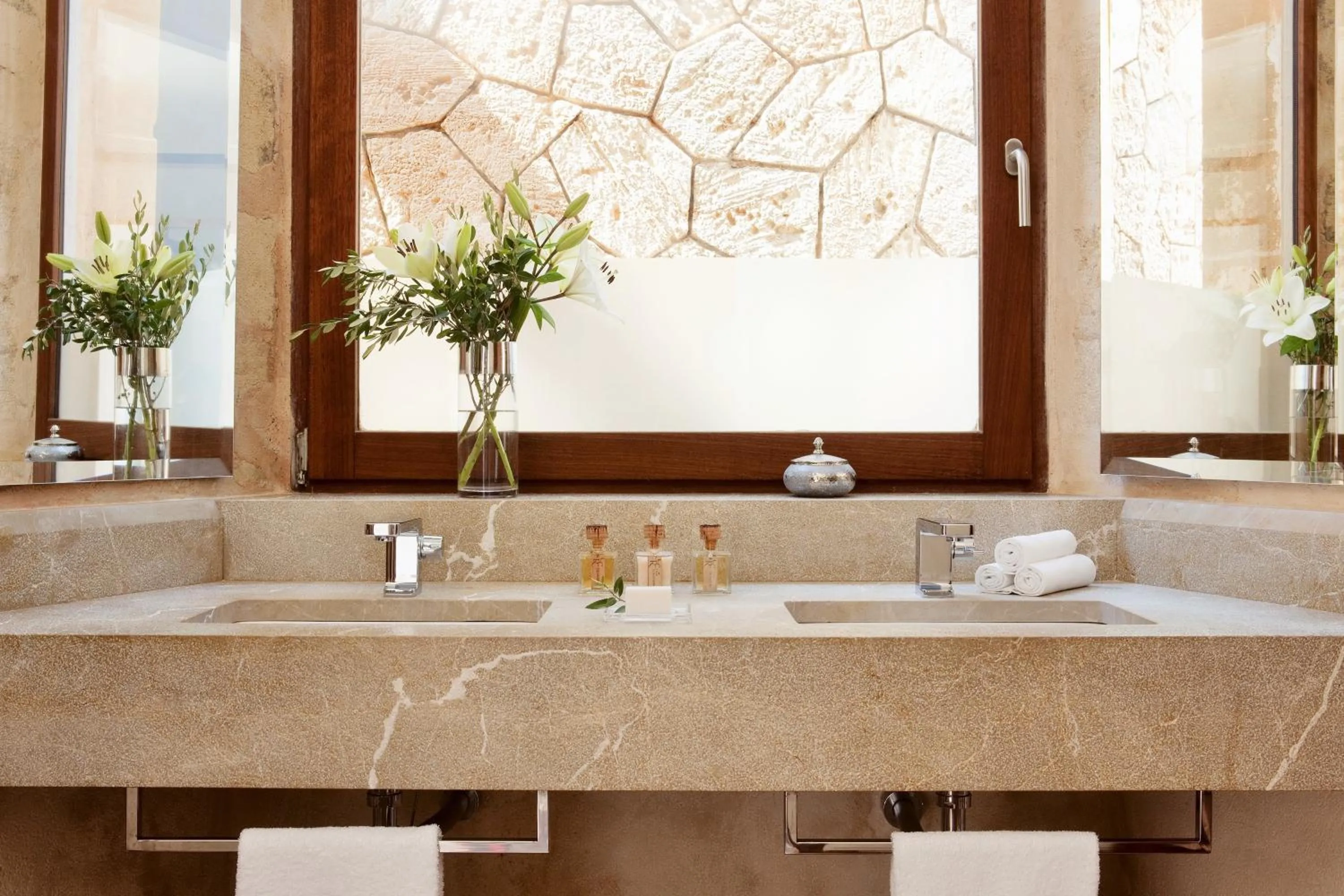 Bathroom in Cap Rocat, a Small Luxury Hotel of the World