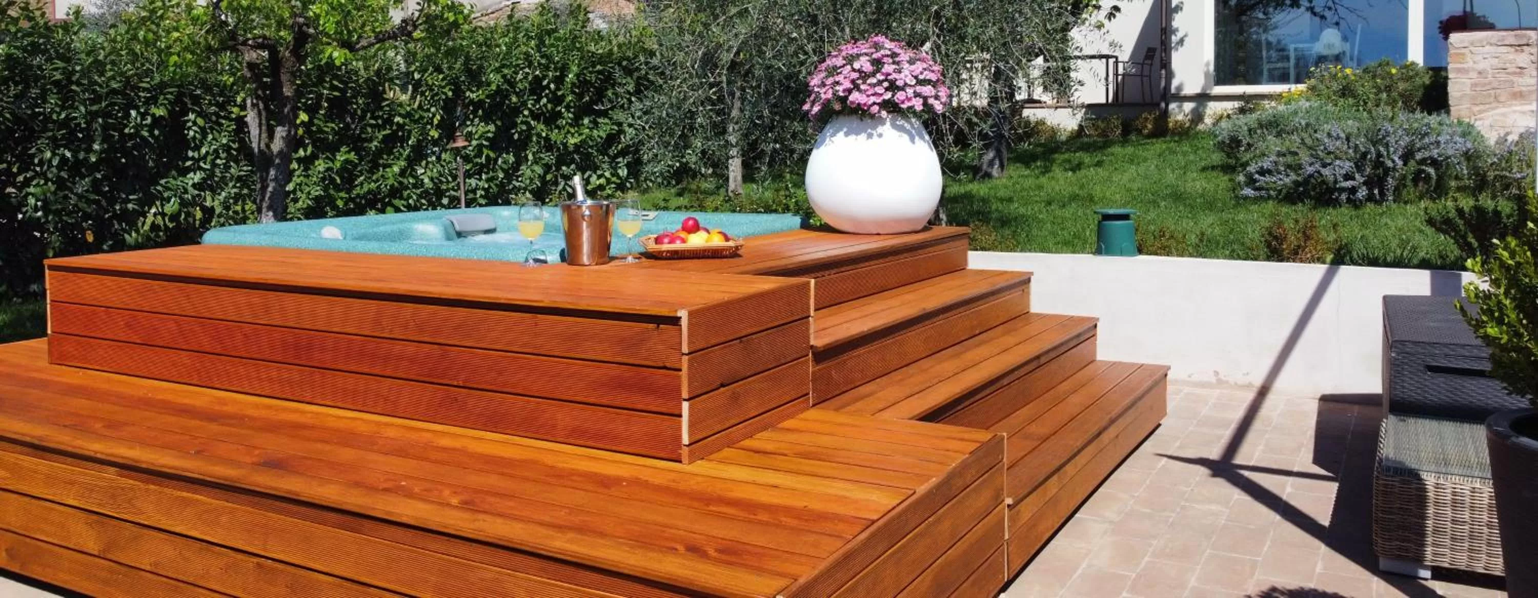 Hot Tub in CorteViva Boutique B&B