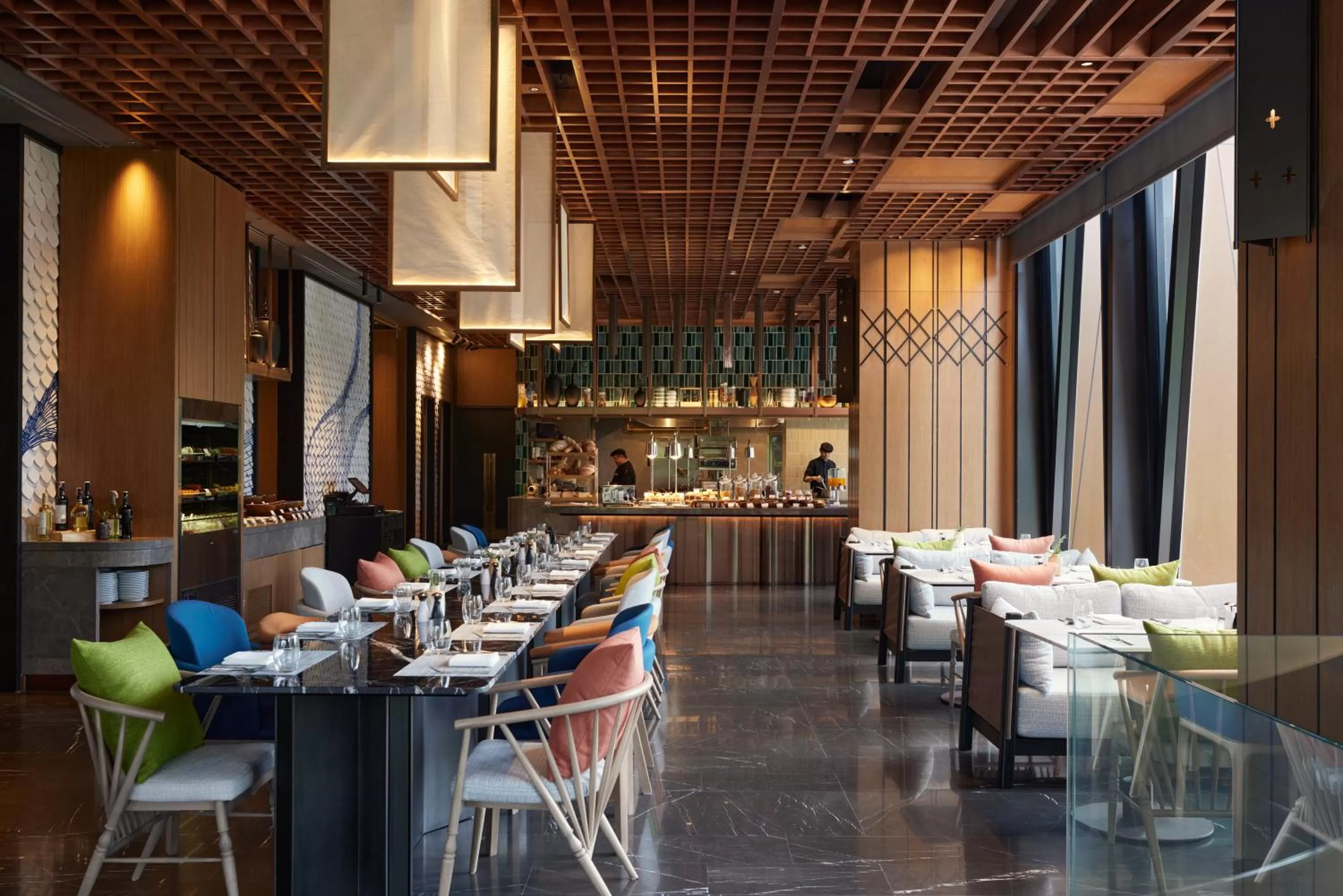 Dining area in dusitD2 Samyan Bangkok