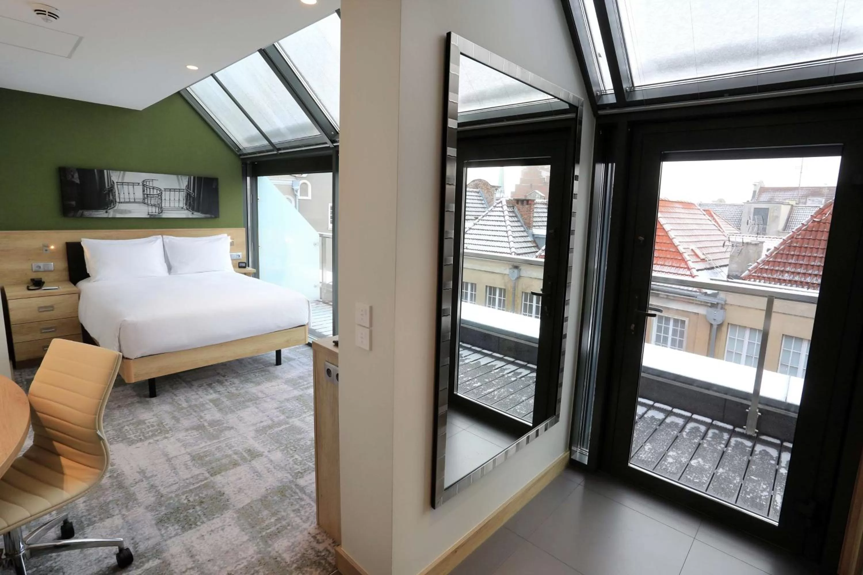 View (from property/room), Bed in Hampton By Hilton Gdansk Old Town