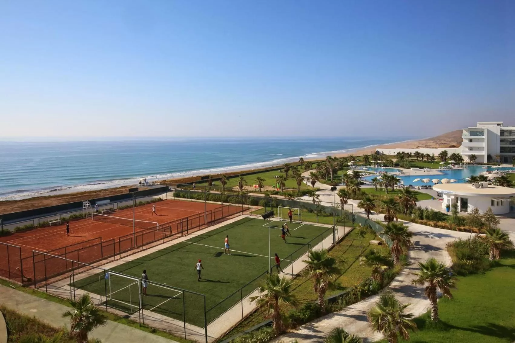 Tennis court in Lixus Beach Resort - All In