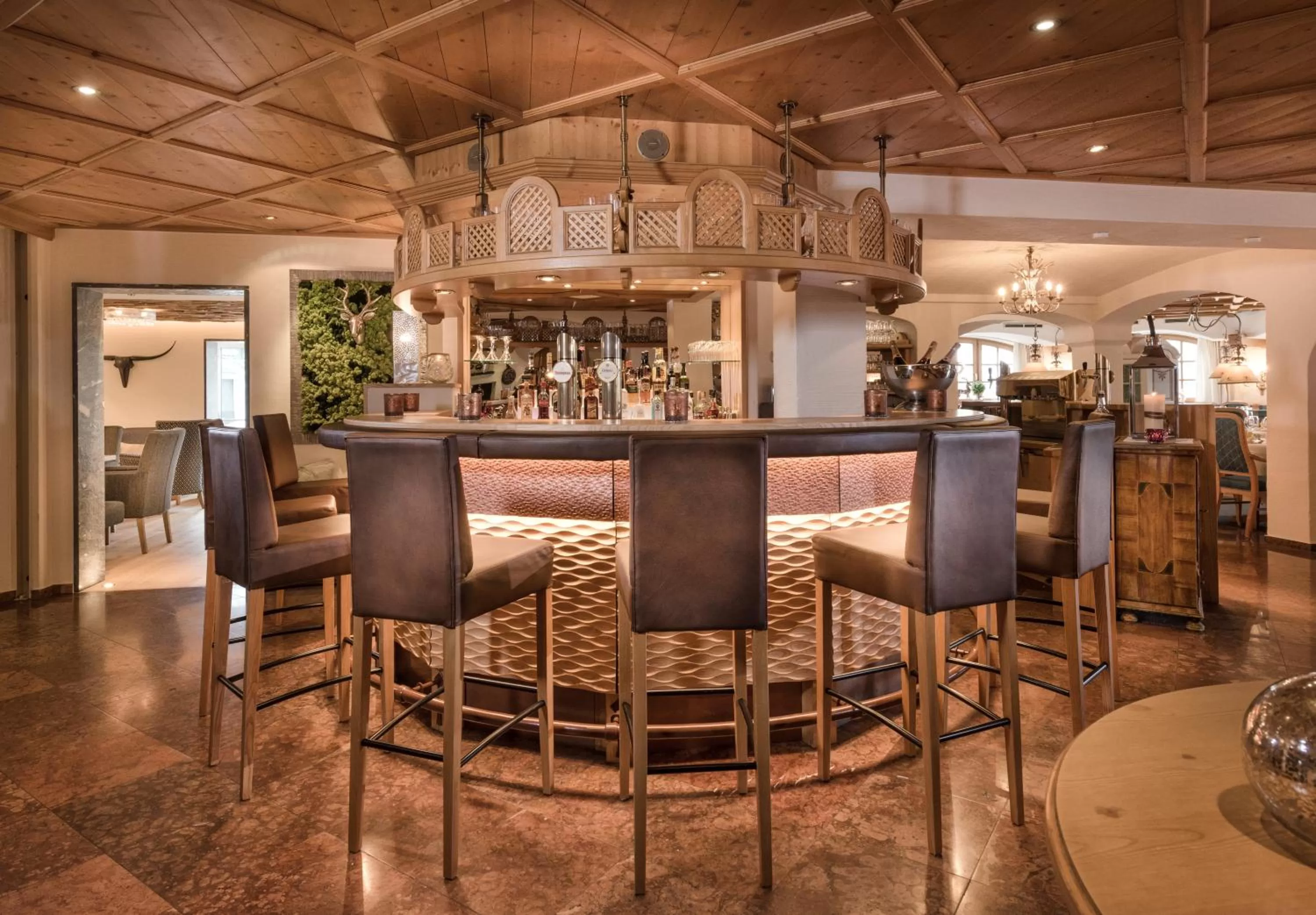 Lounge or bar in Alpines Lifestyle Hotel Tannenhof