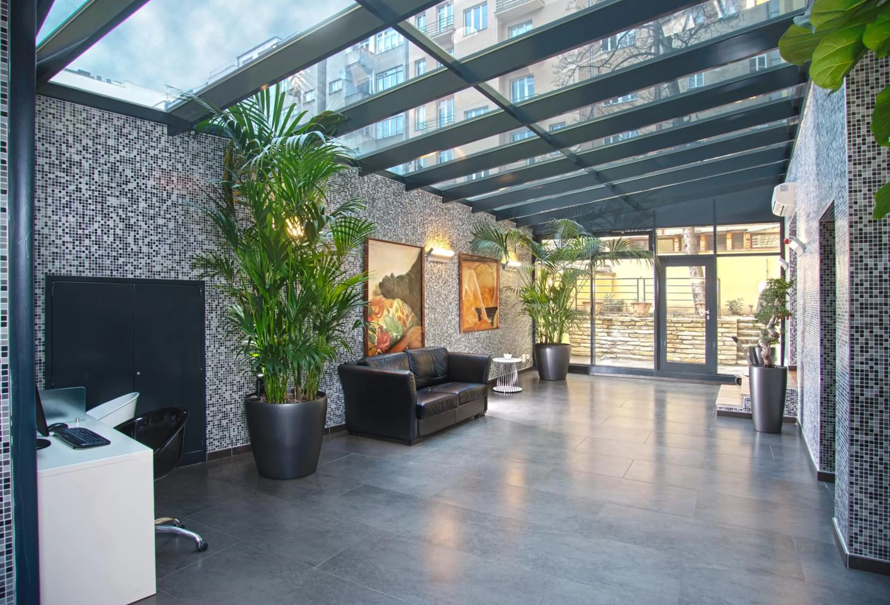 Lobby or reception in Hotel Galileo