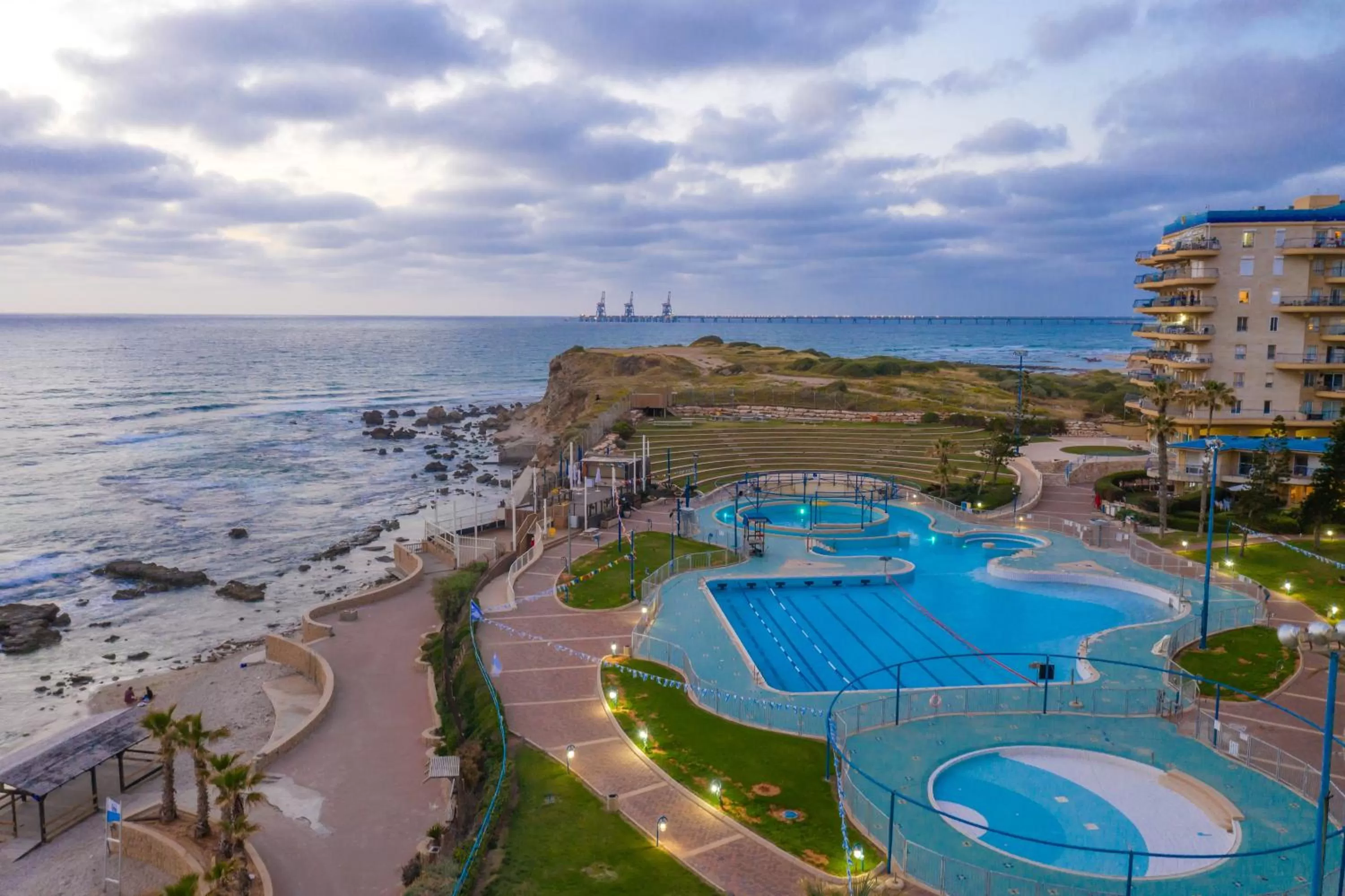 Pool view in Resort Hadera by Jacob Hotels