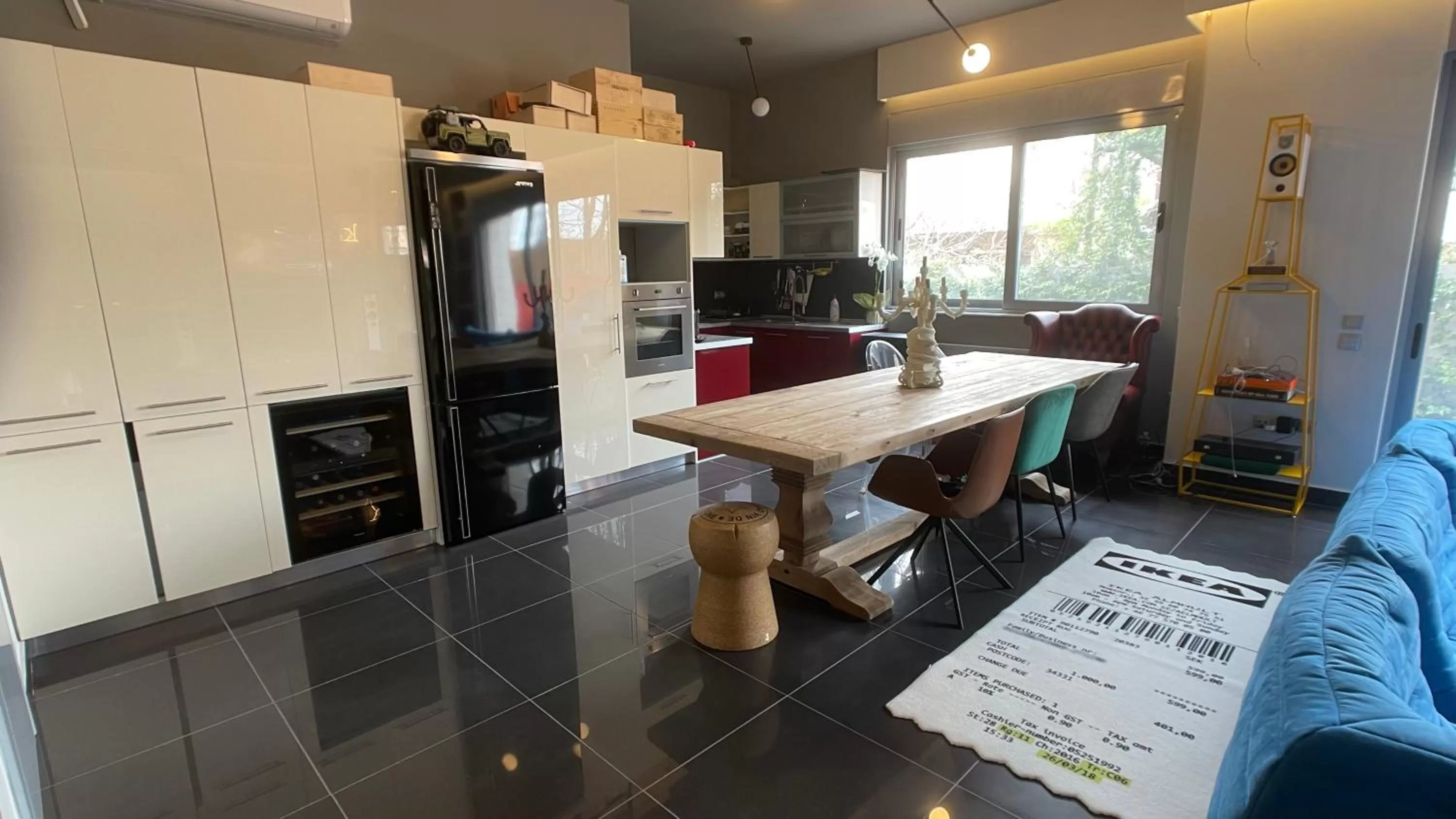 Living room in Bespoke House Athens