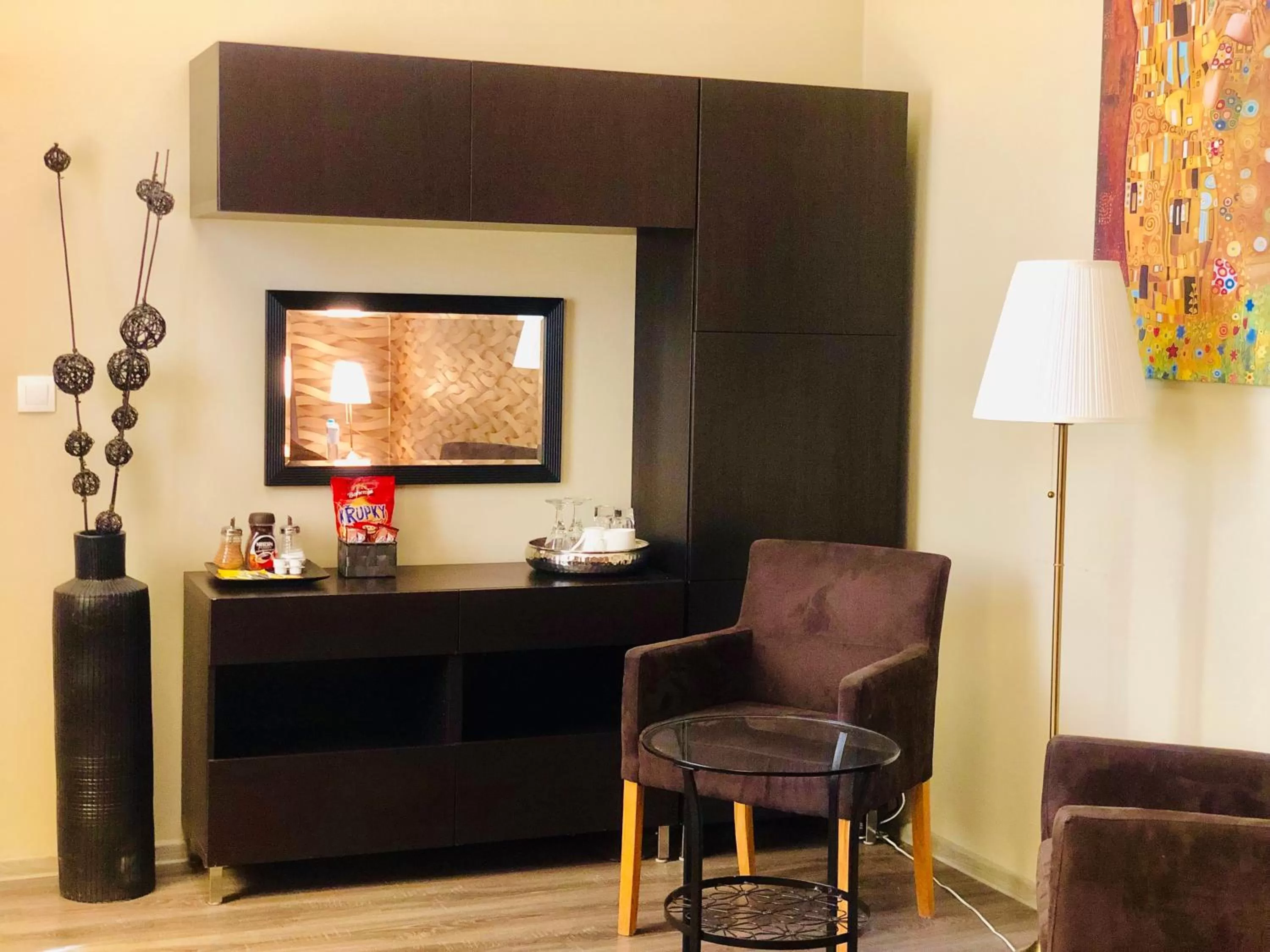 Coffee/tea facilities in Dům U pikové desítky