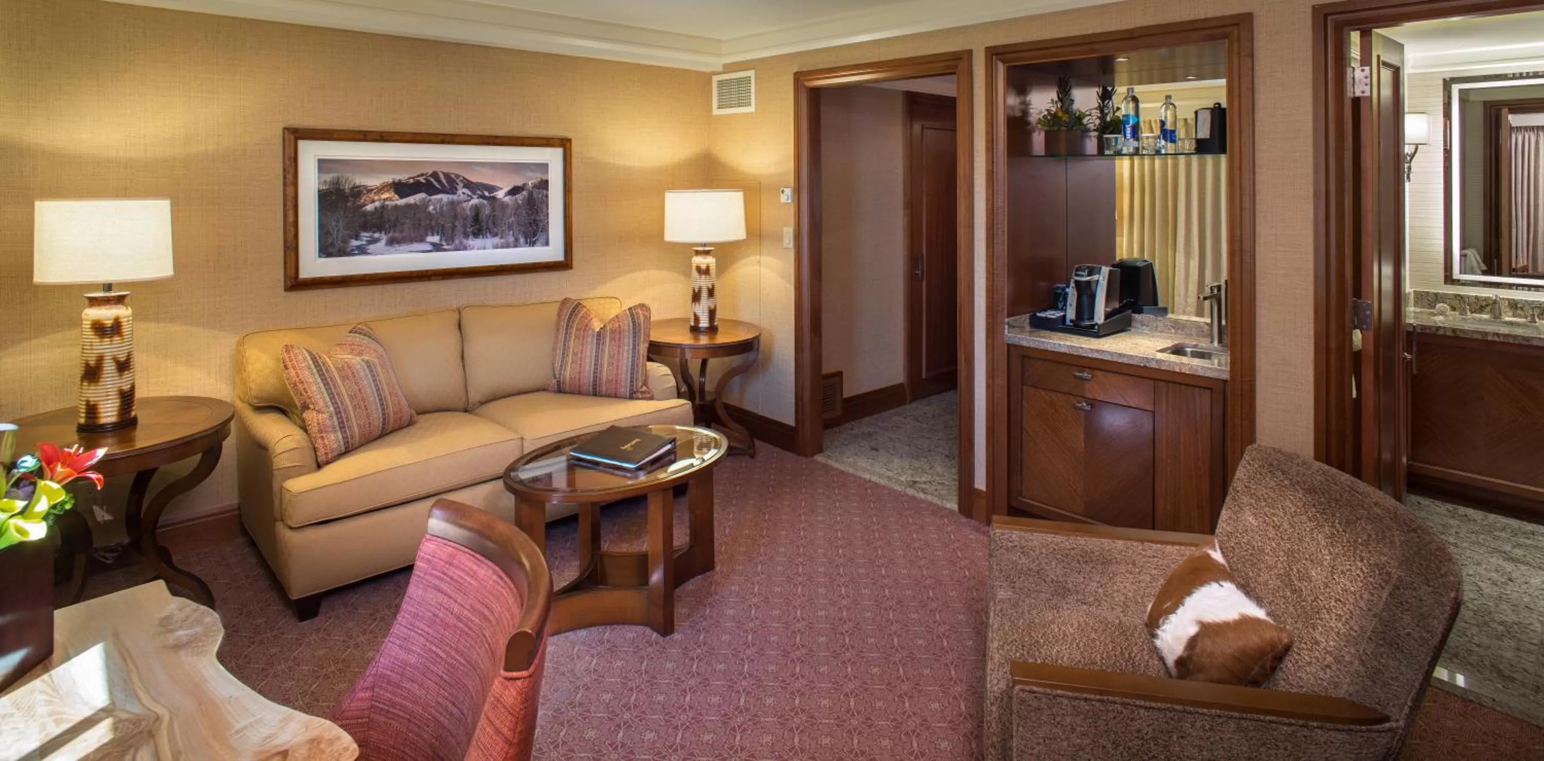 Living room in Sun Valley Resort