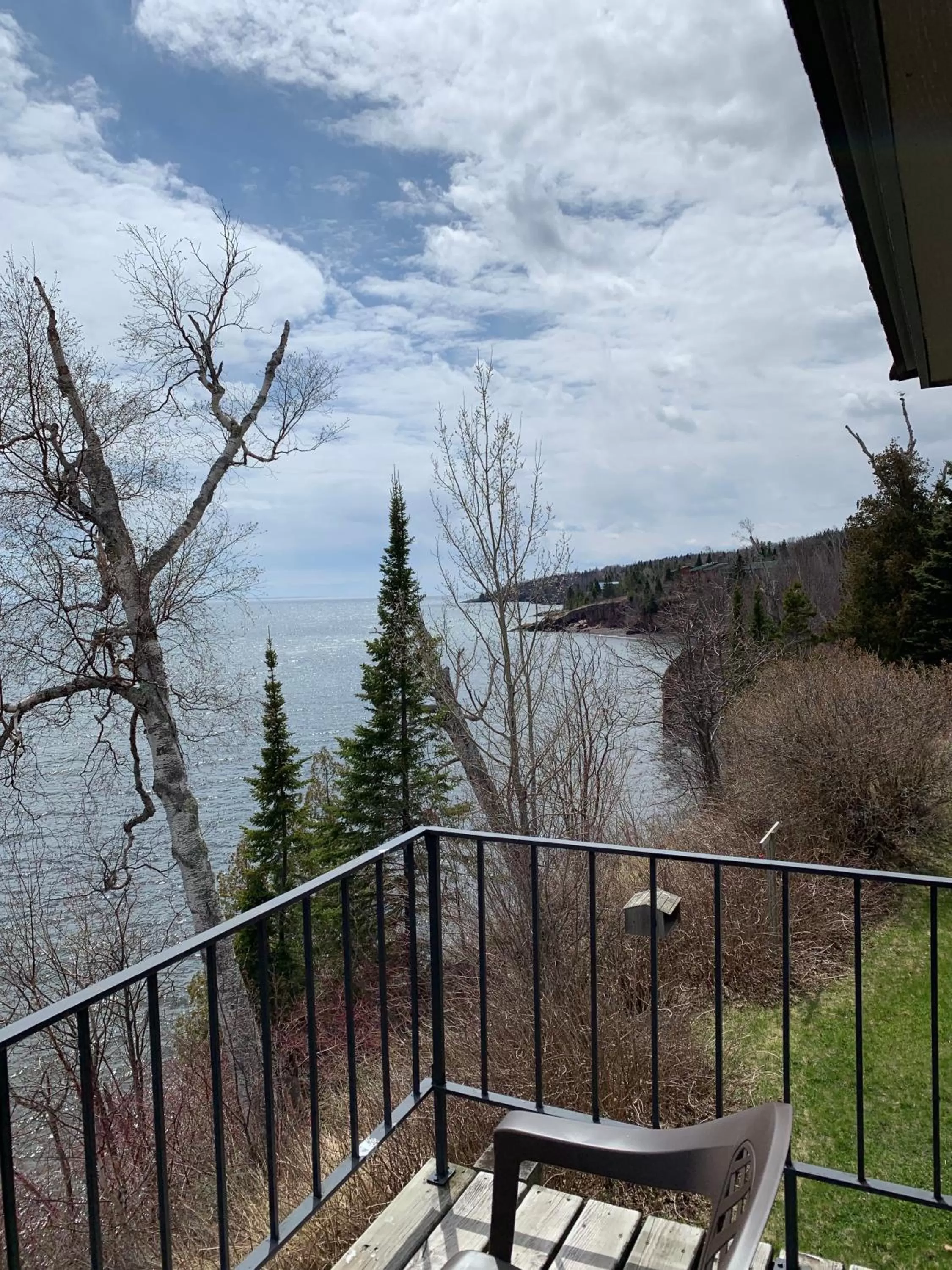Balcony/Terrace in Cliff Dweller on Lake Superior