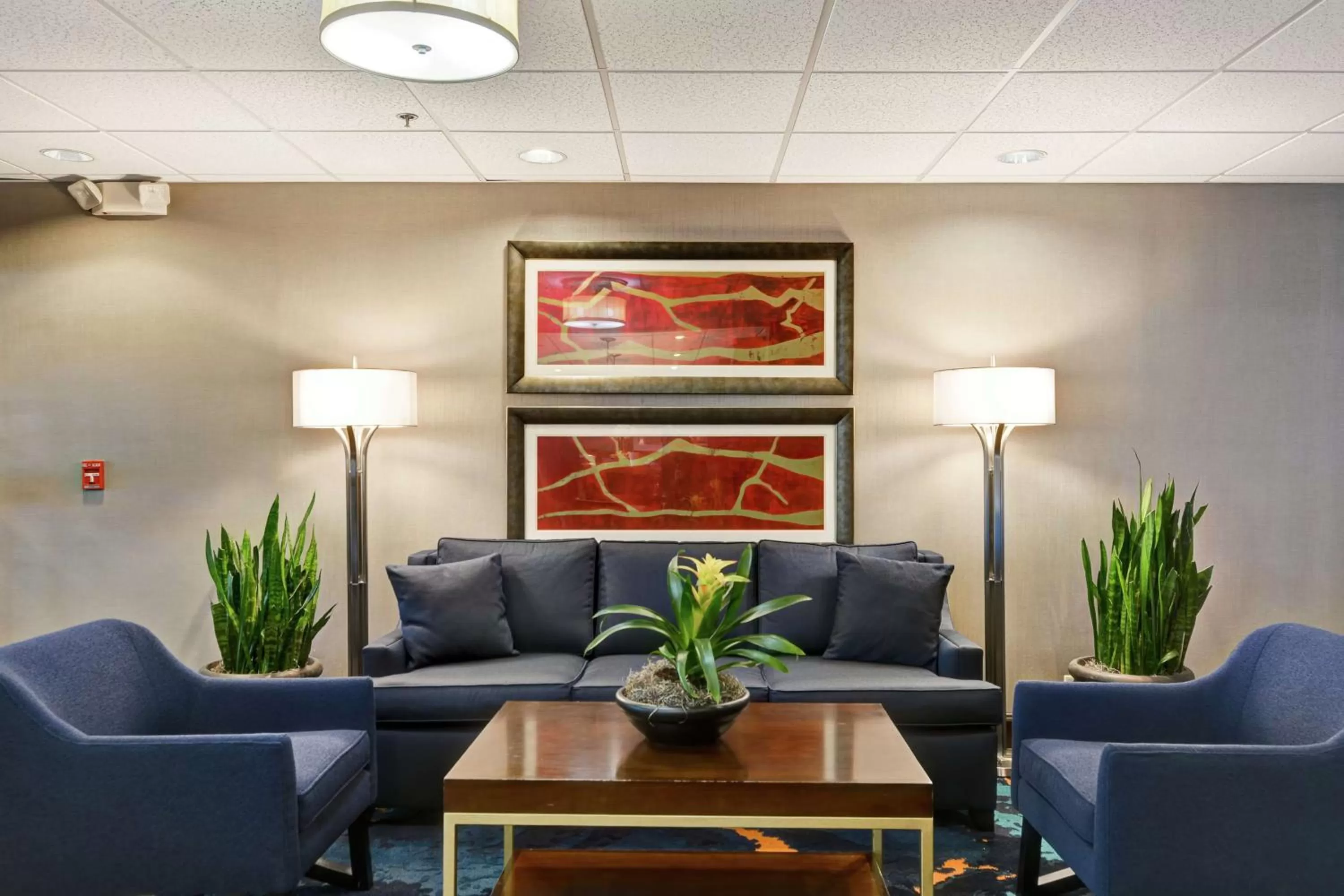 Lobby or reception in Hampton Inn Charlotte-Gastonia