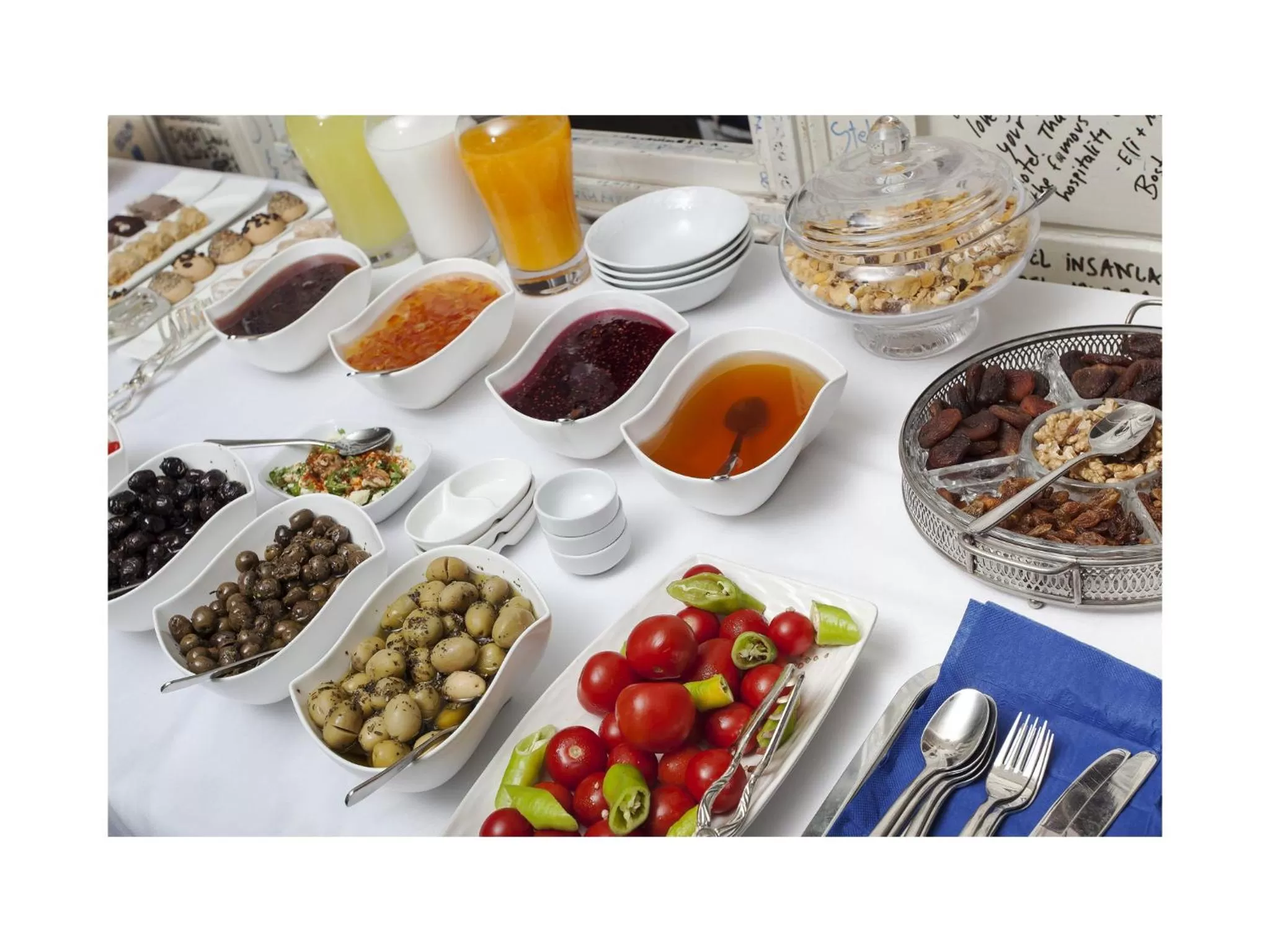 Buffet breakfast in Hotel Troya Balat