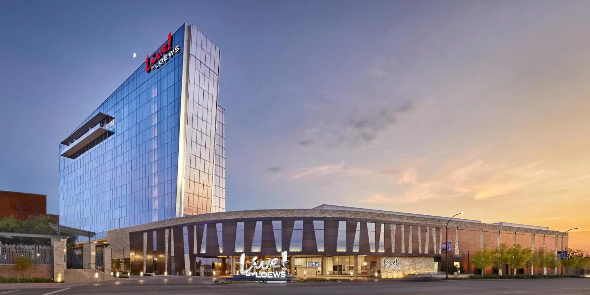 Property building in Live! by Loews - Arlington, TX