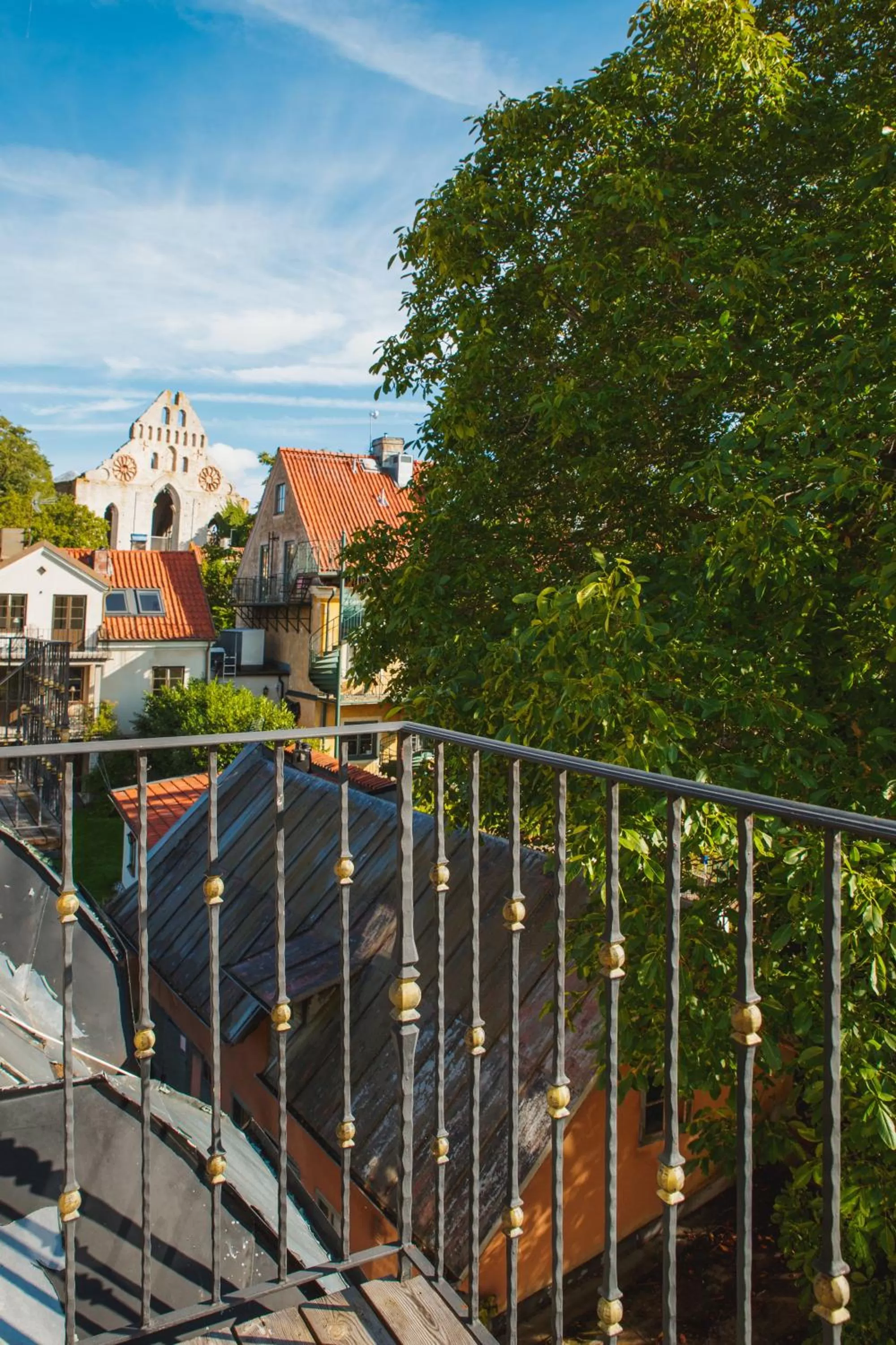 Balcony/Terrace in Hotell Breda Blick