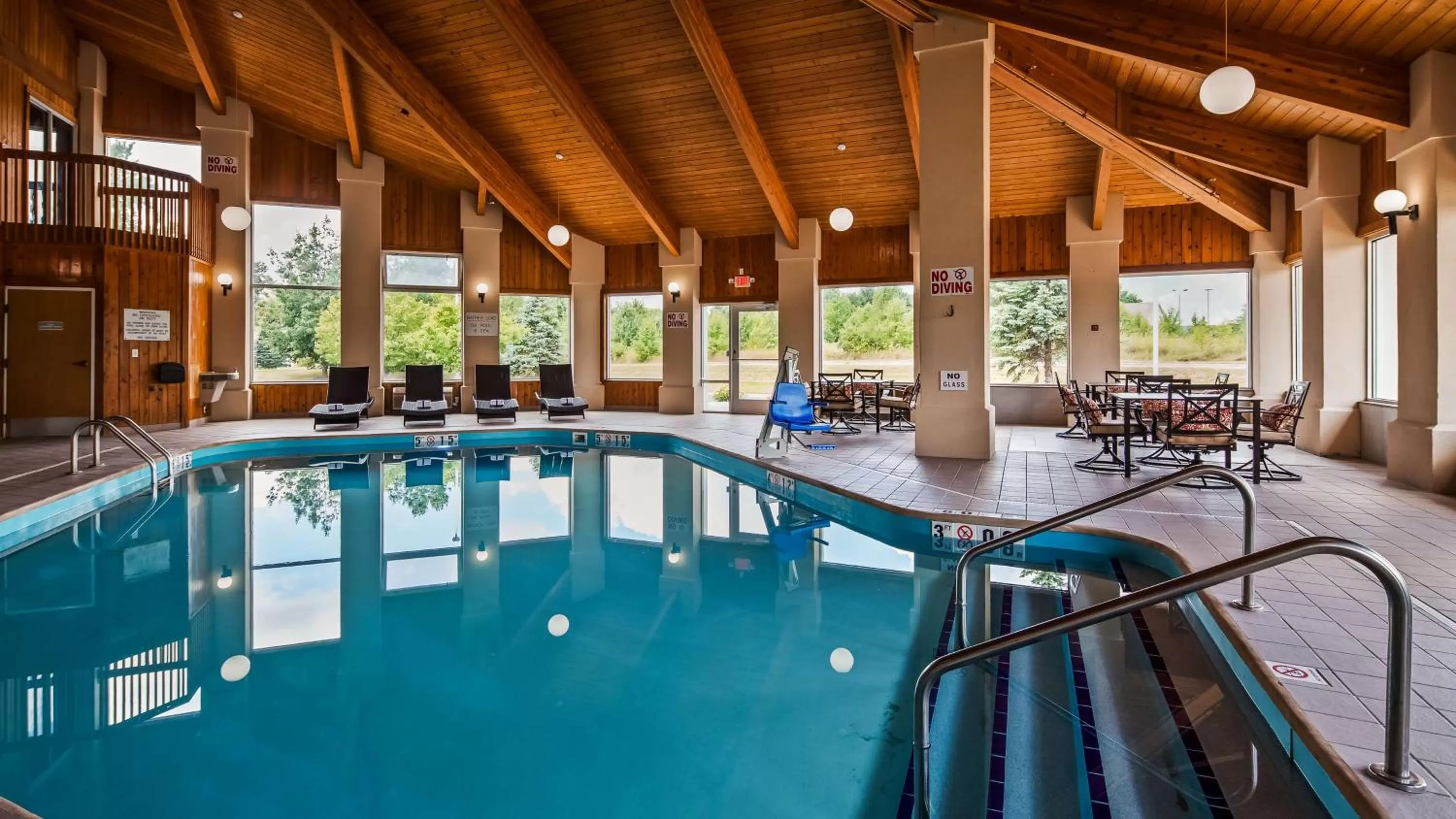 On site in Best Western DeWitt