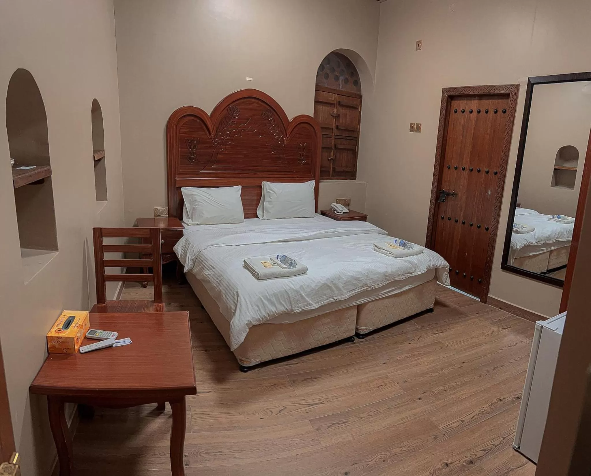 Bed in Nizwa Heritage Inn