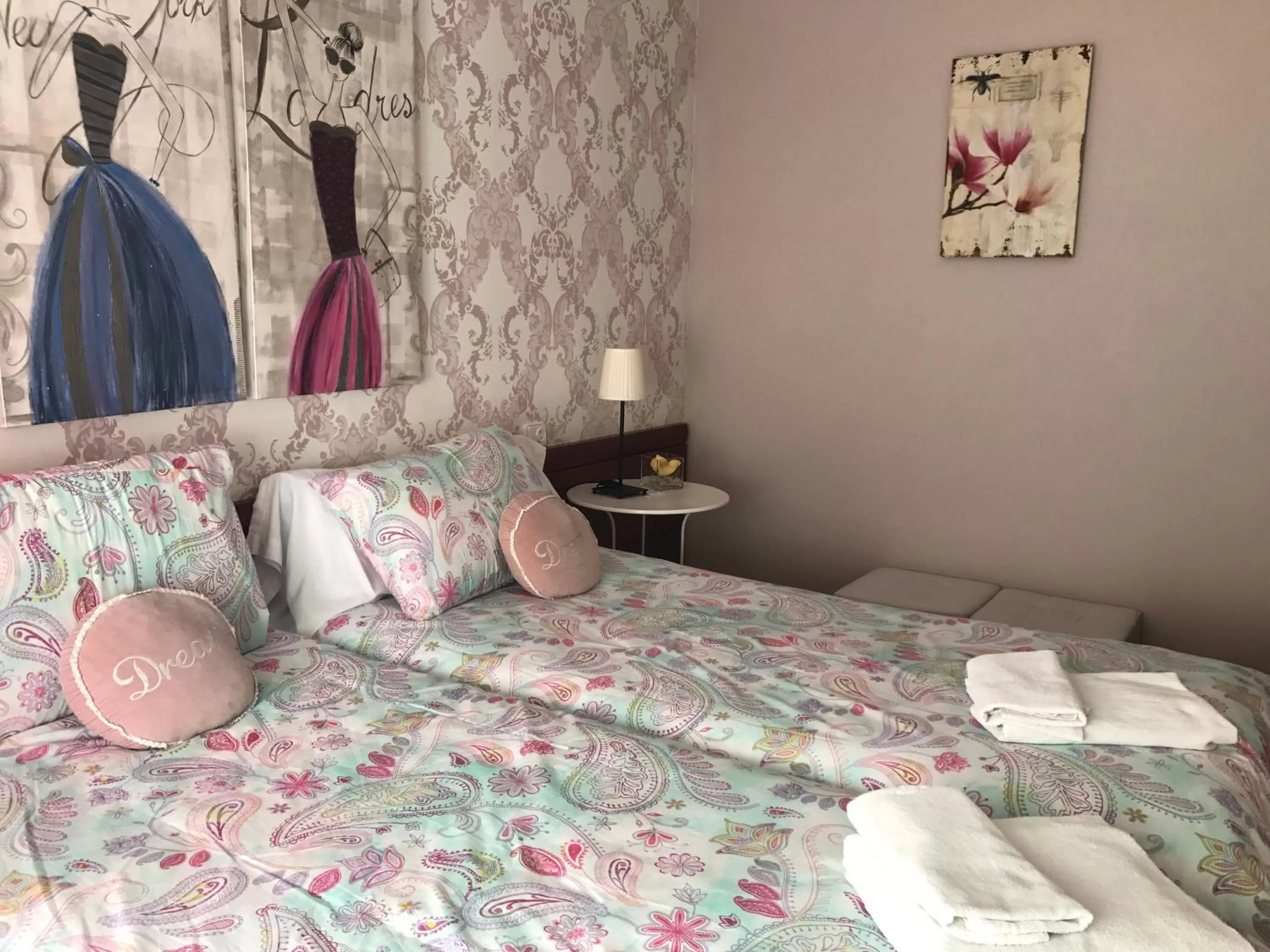 Bed in Alojamientos Iruña