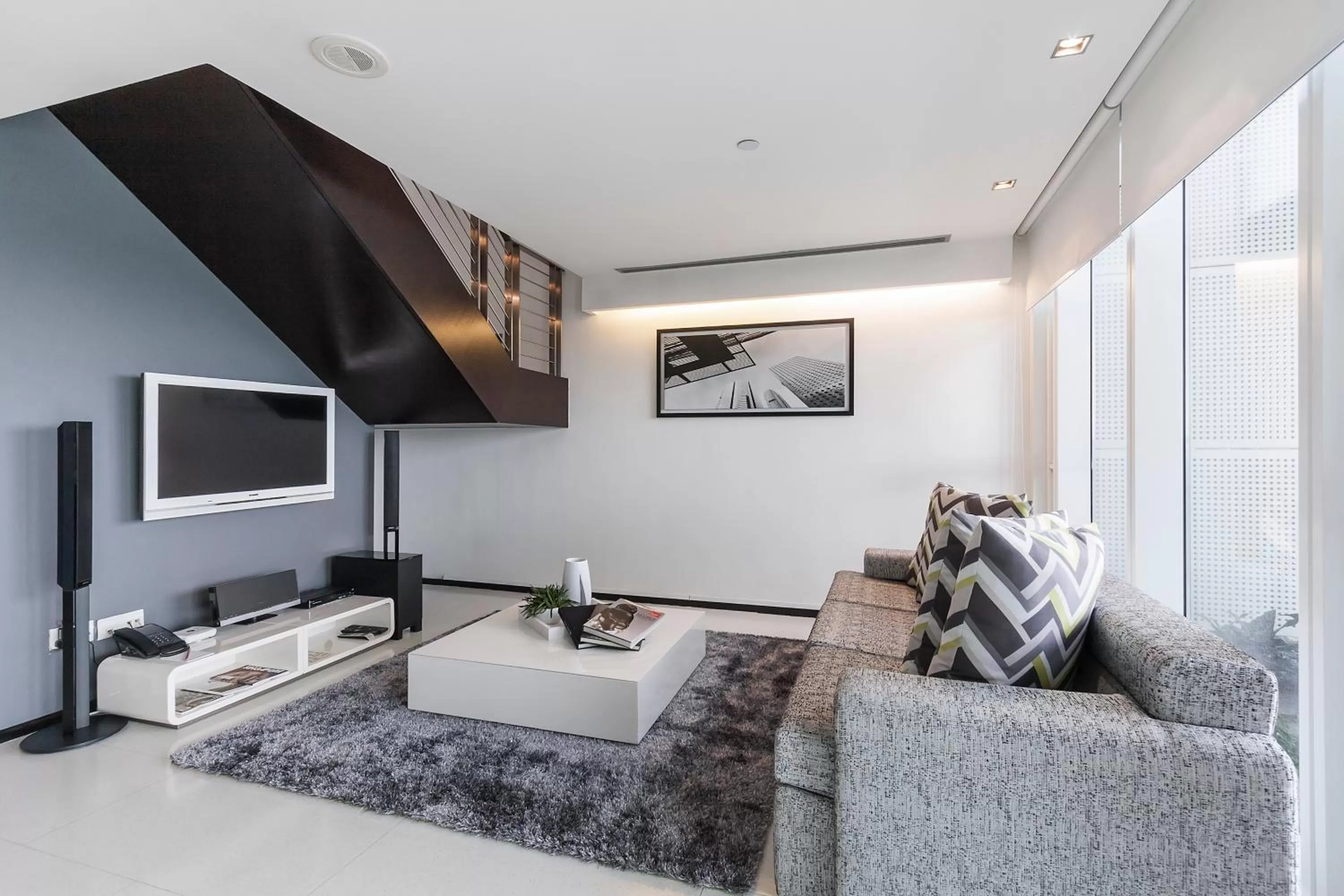 Living room in Citadines Fusionopolis Singapore